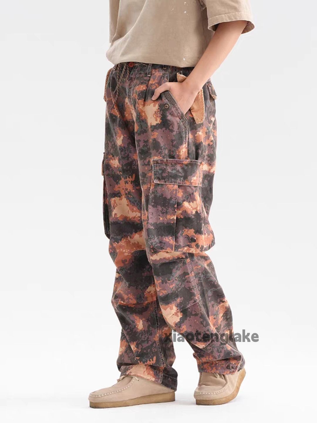 Vintage zx utility skate hiphop military outdoor camo cargo pants Size US 34 / EU 50 - 5 Thumbnail