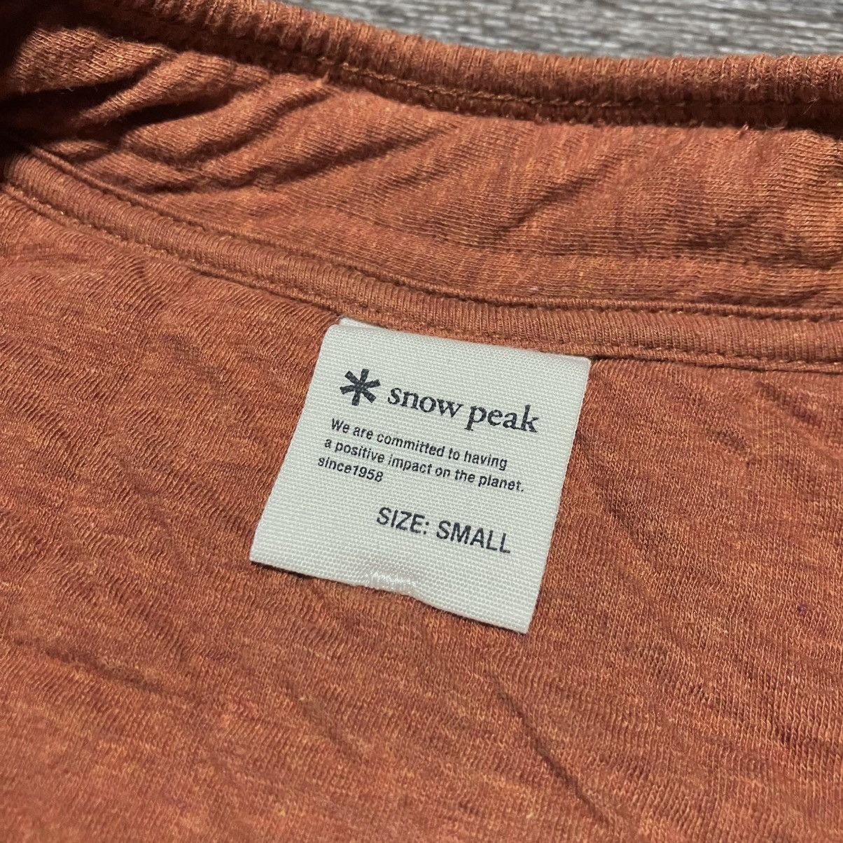 Snow Peak SNOW PEAK Natural Warm Stretch Pullover 1/3 Button Up Orange Size US S / EU 44-46 / 1 - 10 Thumbnail