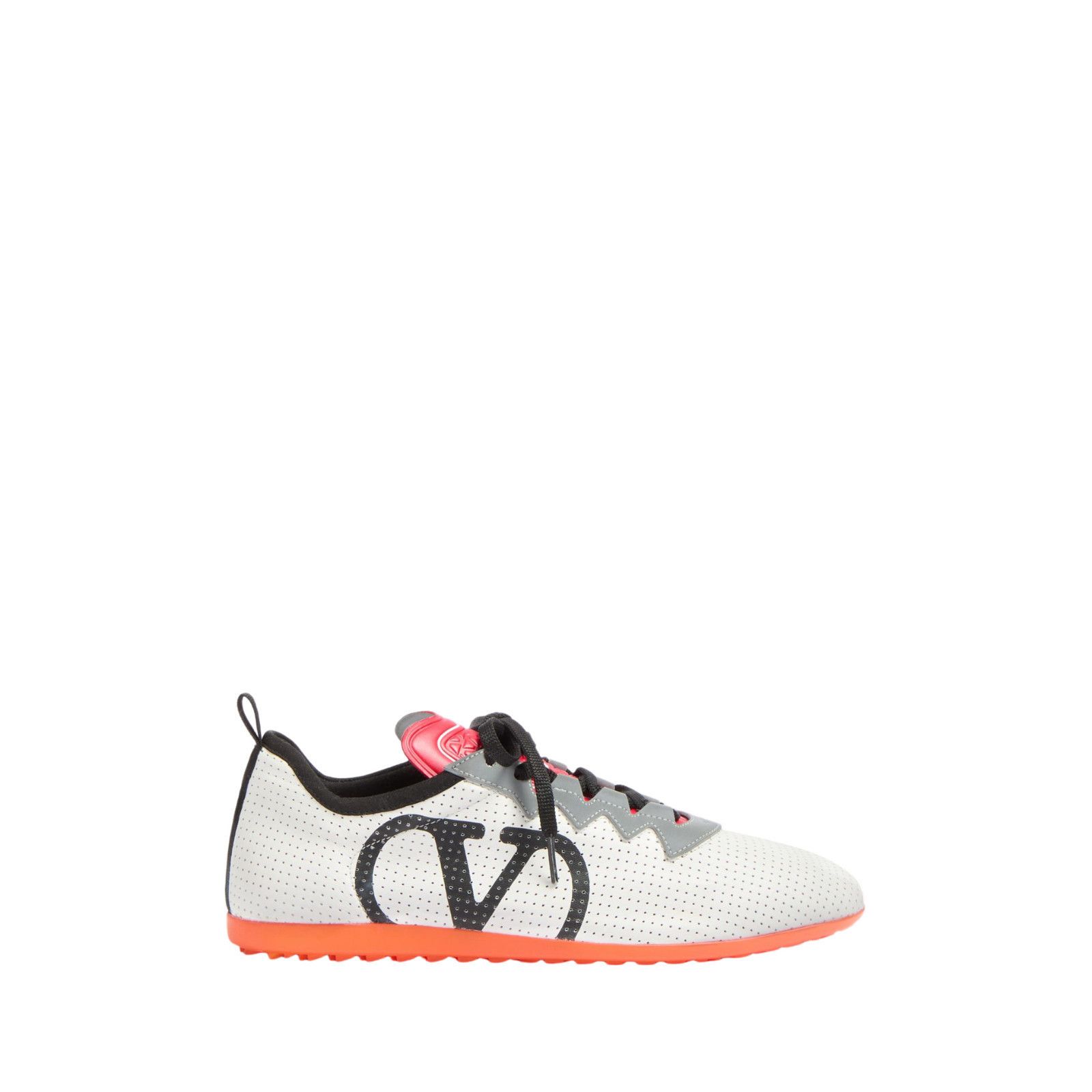 VALENTINO GARAVANI Chromathon $890 White/Grey/Black Leather