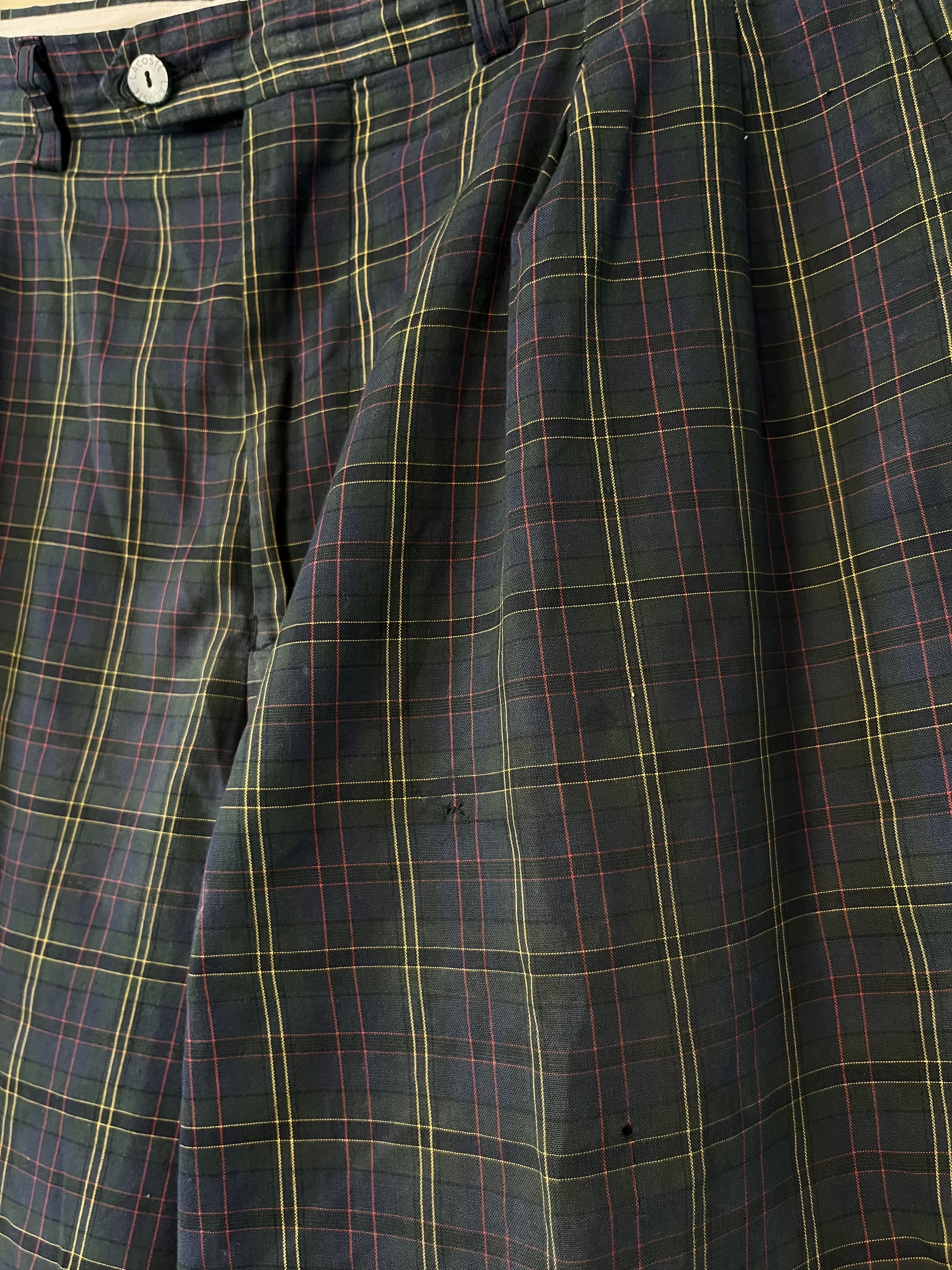 Lacoste Vintage 90s Lacoste Old Money Checked Pants Size US 36 / EU 52 - 5 Thumbnail