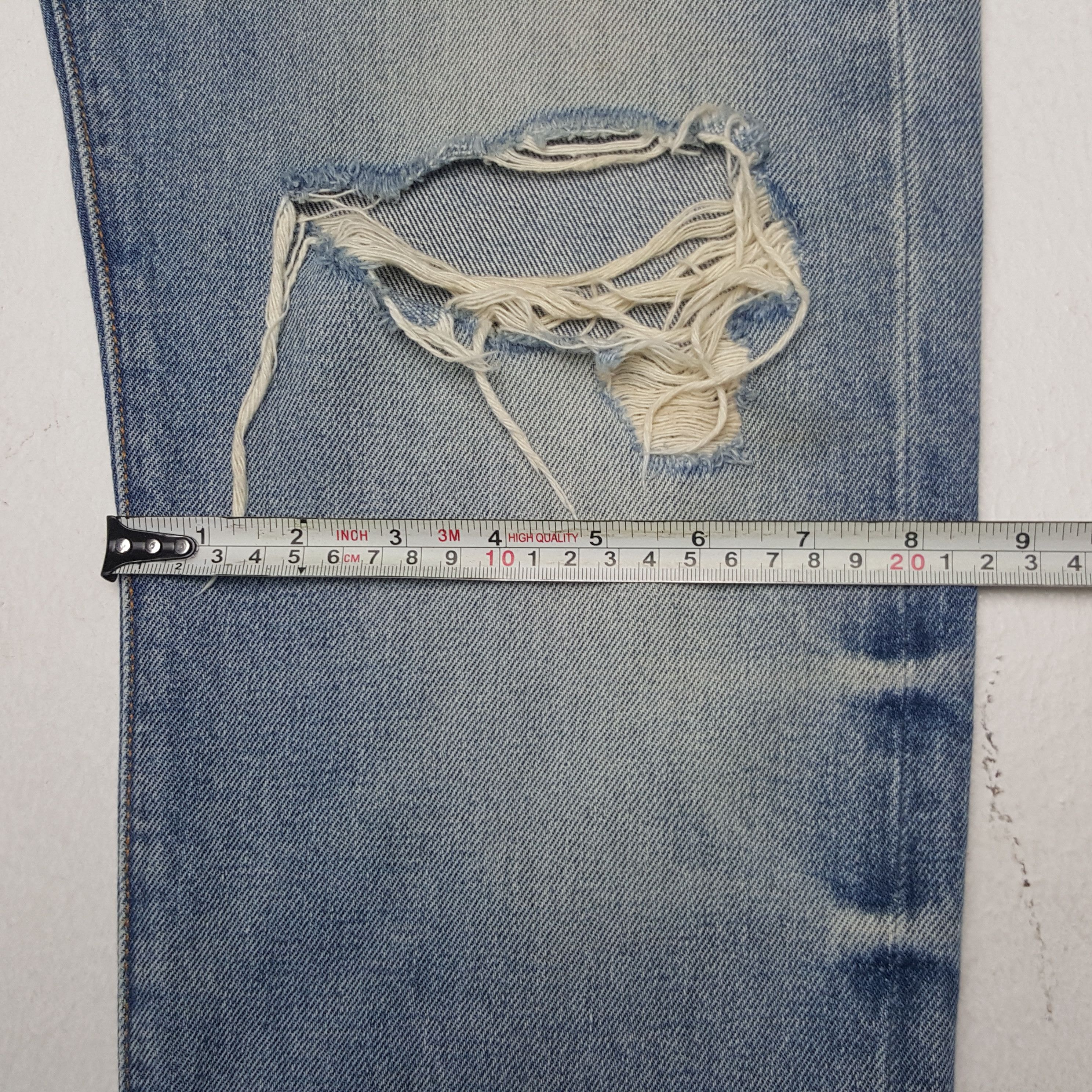 Levi's × Vintage Vintage Levi's 501 Distressed Style Denim Jeans Size US 32 / EU 48 - 10 Thumbnail