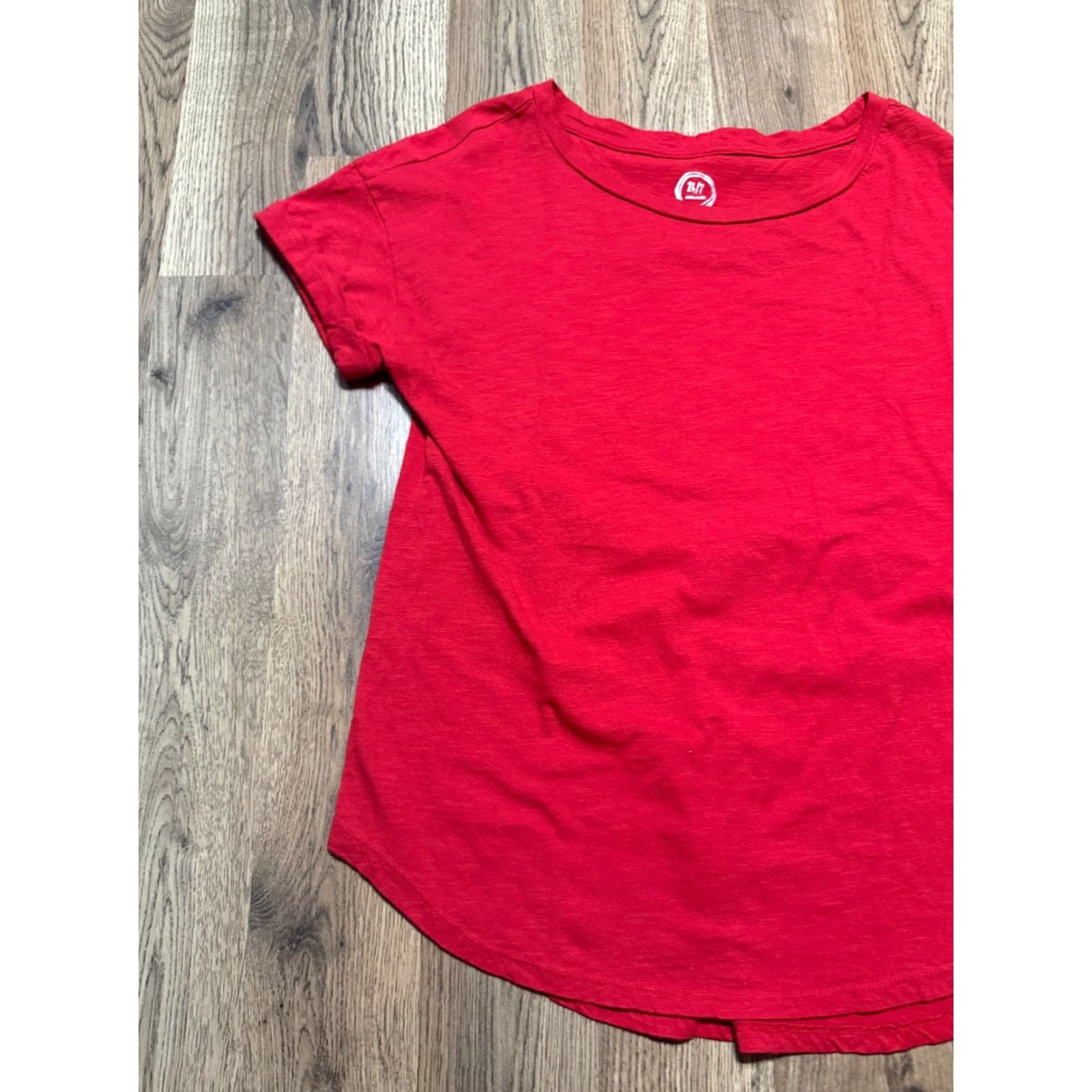 Vintage Maurices Shirt Womens Size Medium Red Short Sleeve T-Shirt Size M / US 6-8 / IT 42-44 - 3 Thumbnail