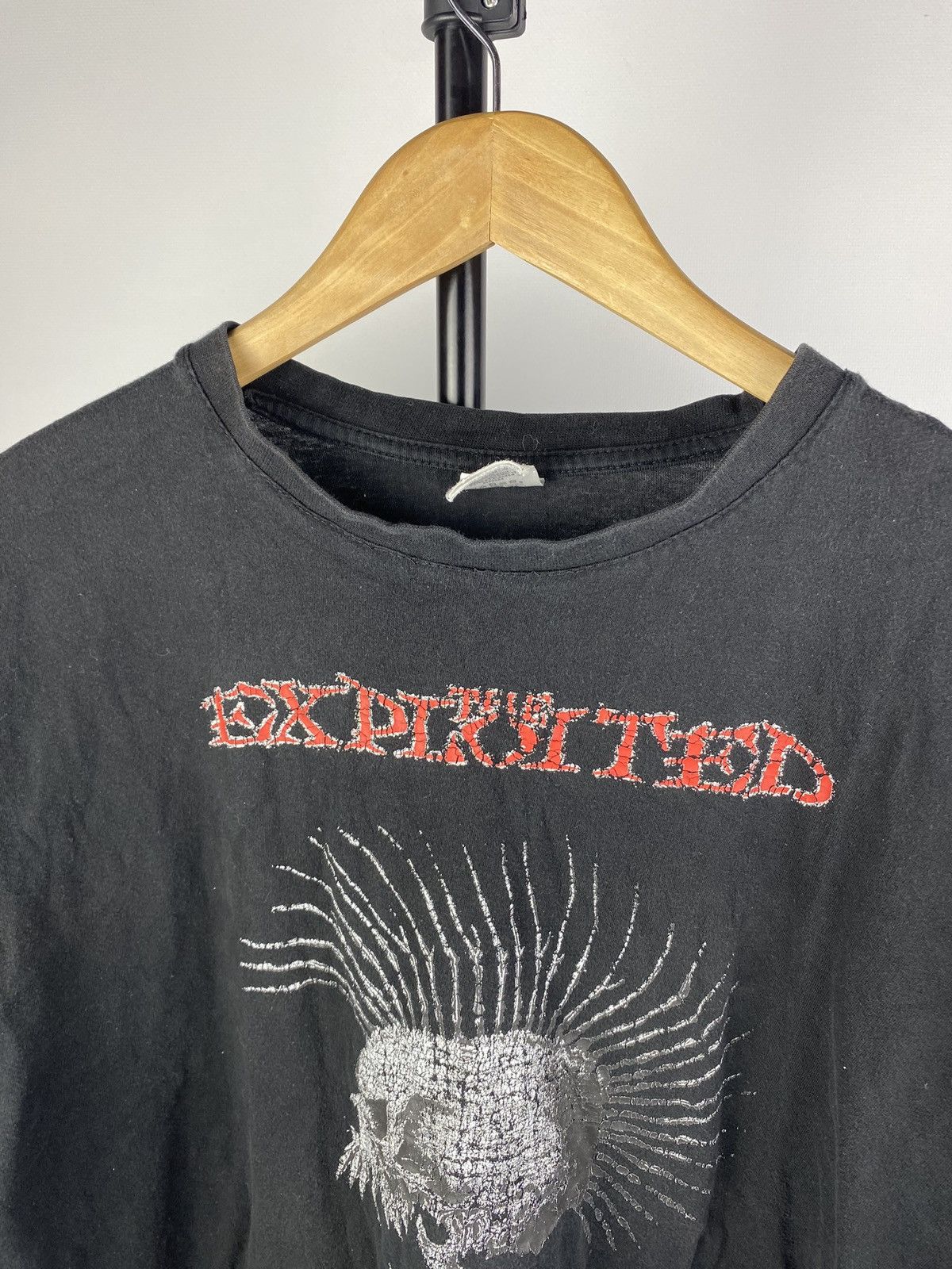 Band Tees × Vintage 00s VNTG The Exploited Beat The Bastards Rock Metal Shirt Size US XXL / EU 58 / 5 - 2 Thumbnail