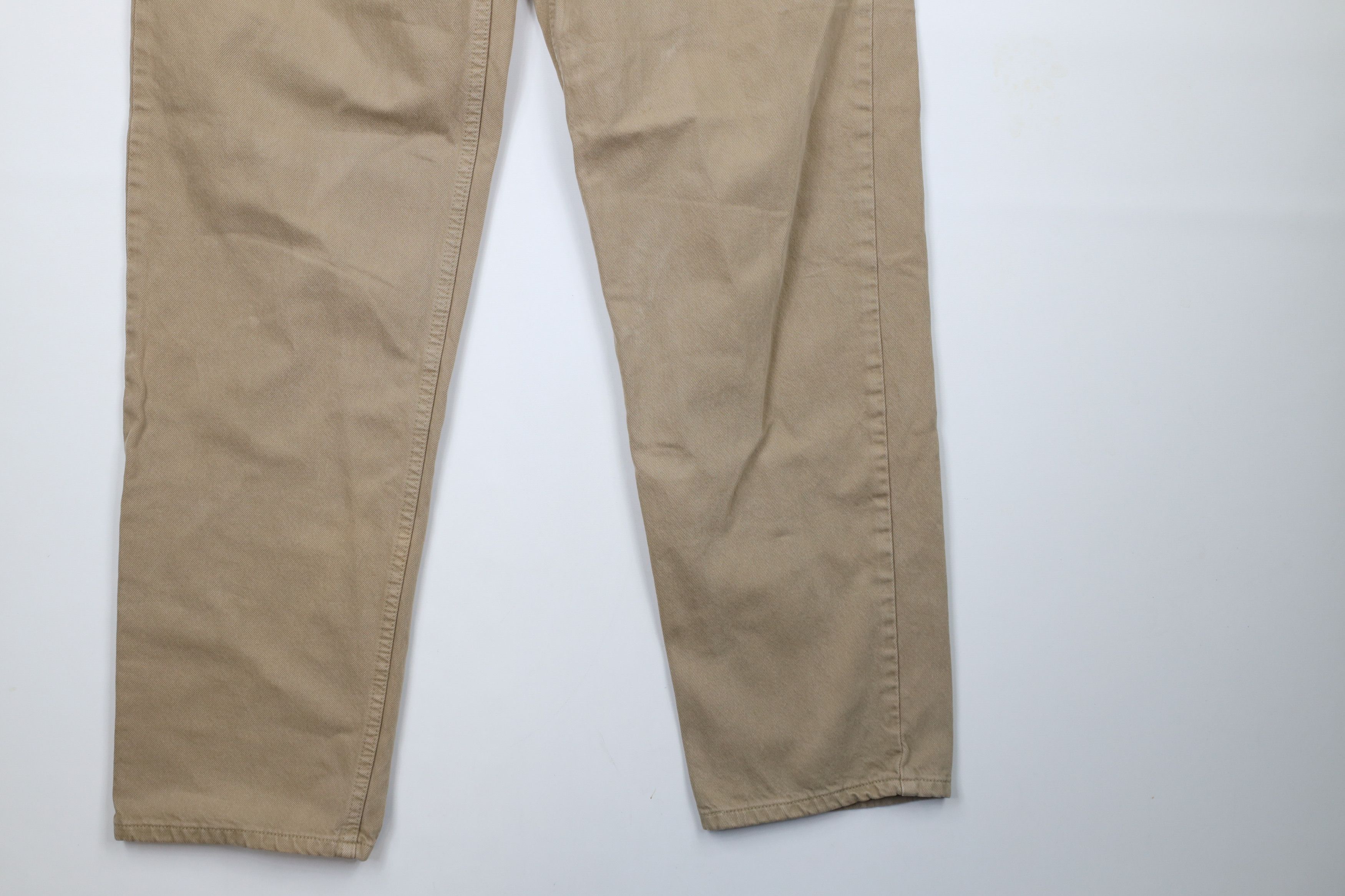 Levi's × Vintage Vintage 90s Levis 550 Relaxed Fit Denim Jeans Beige USA Size US 36 / EU 52 - 4 Thumbnail