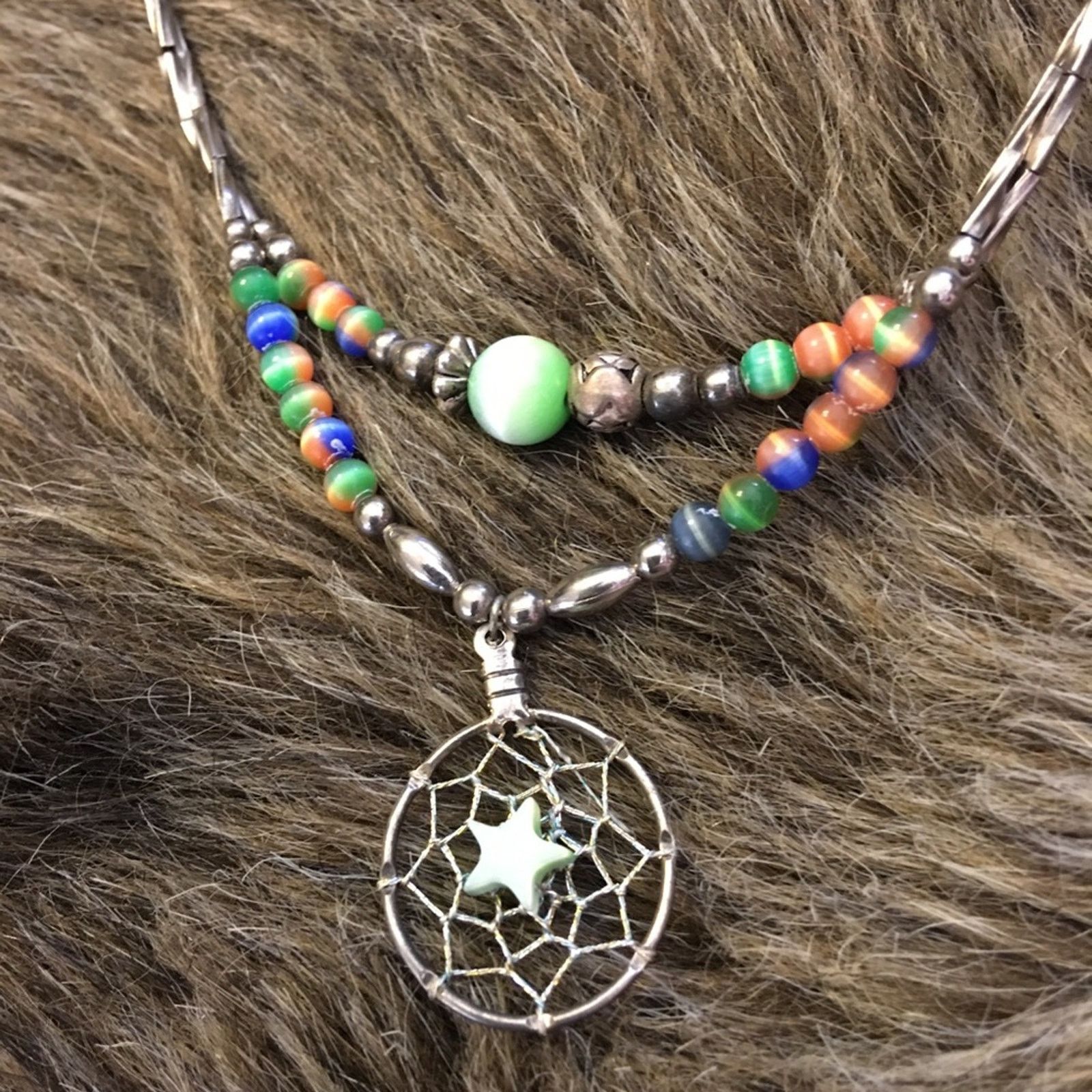 Vintage Vintage liquid silver plated moon stars necklace Size ONE SIZE - 6 Thumbnail
