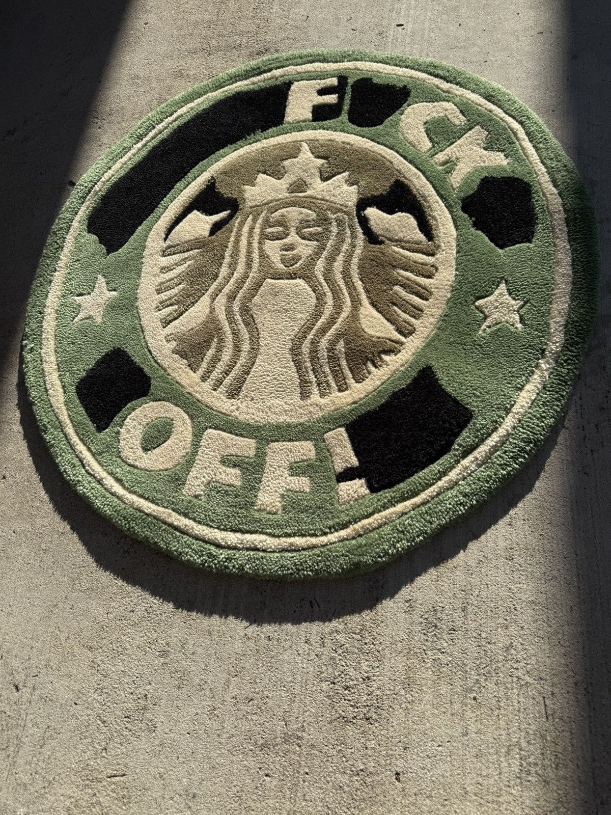 Vintage Starbucks F*CK OFF Rug Size ONE SIZE - 2 Thumbnail