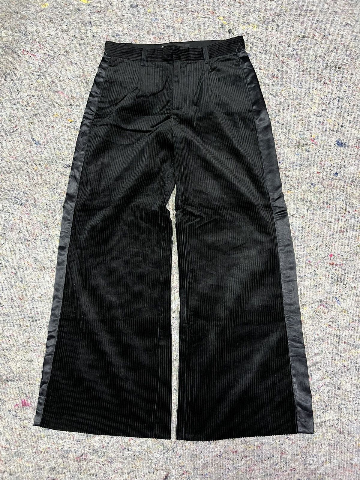 image of Undercover X Gu Corduroy Lined Pants in Black, Men's (Size 30)