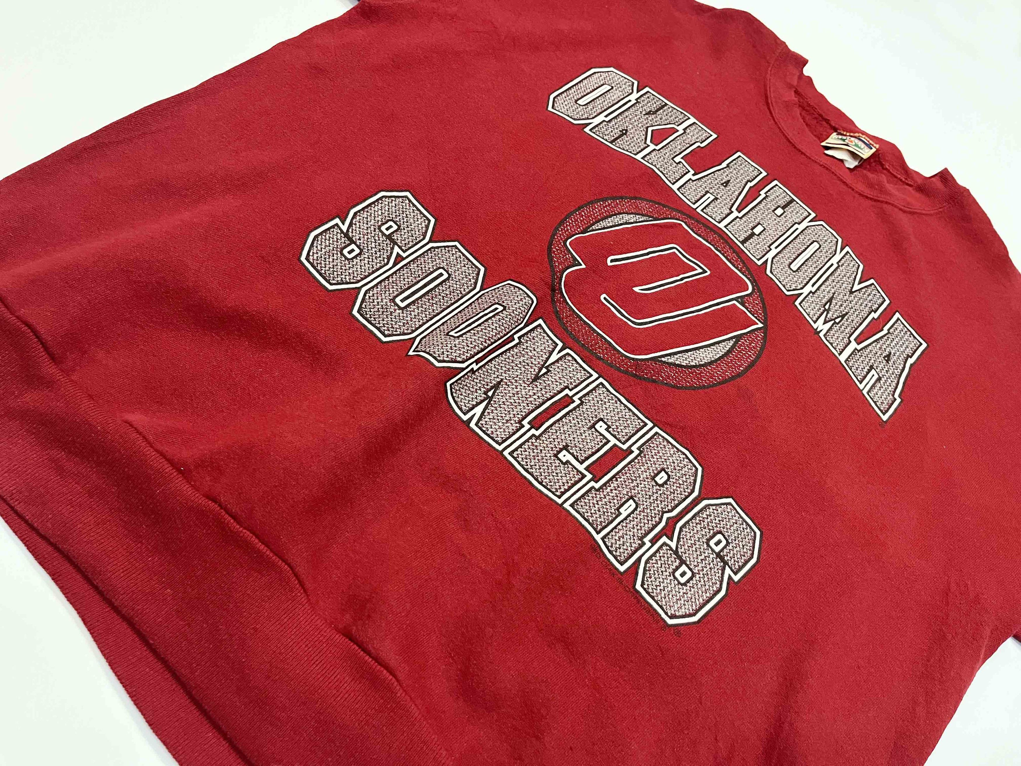 Vintage Vintage Red Oak NCAA Oklahoma Sooners OU Crewneck Sweatshirt Size US XXL / EU 58 / 5 - 5 Thumbnail