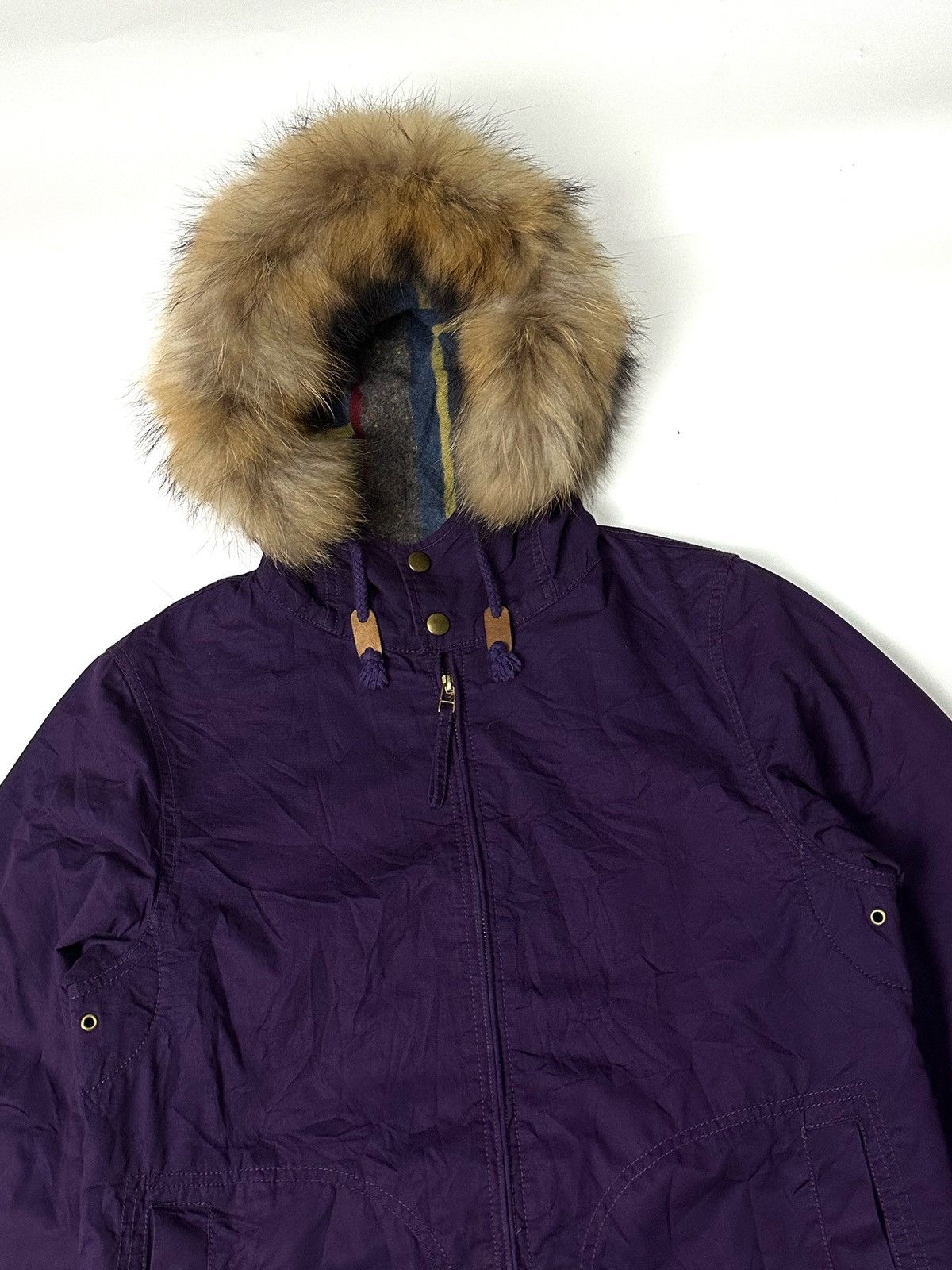If Six Was Nine × Japanese Brand × Le Grande Bleu (L.G.B.) Fur Hoodie Jacket Urban Reaserch lgb style Size US M / EU 48-50 / 2 - 5 Thumbnail