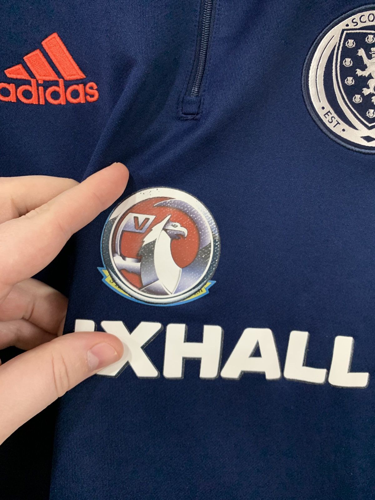 Adidas Scotland 2014 Football Sweatshirt Adidas Soccer Size L Size US L / EU 52-54 / 3 - 7 Thumbnail