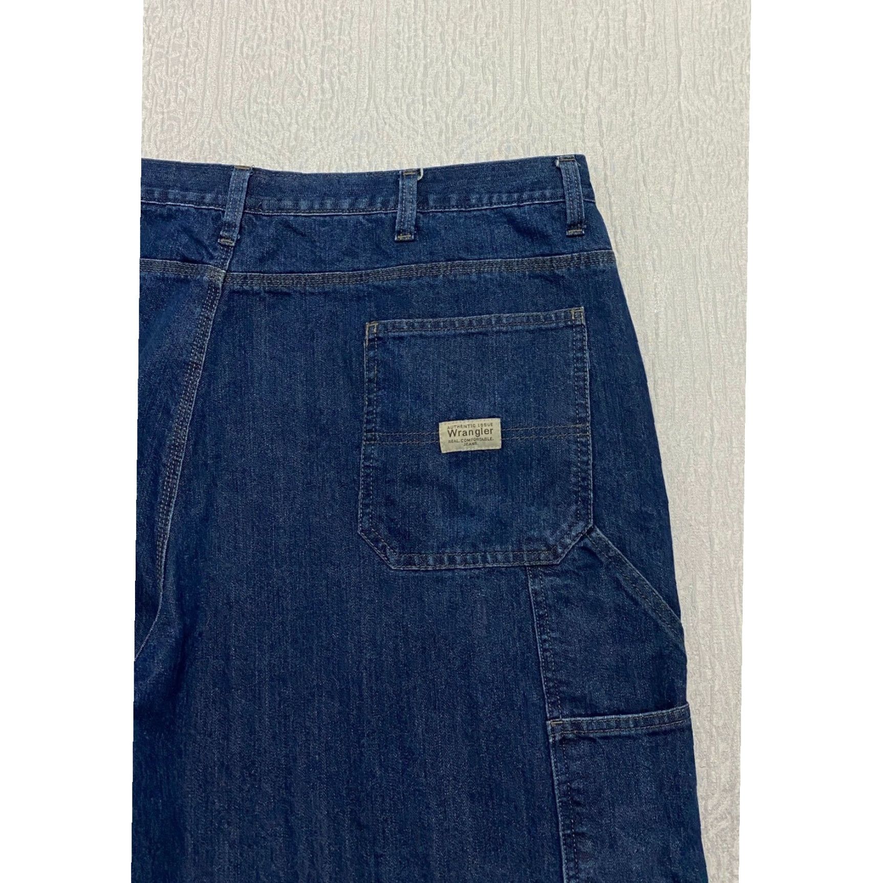 Wrangler Wrangler Jeans Carpenter Pants Fleece Lined Denim Workwear 42x30 Men Blue Relaxed Fit Wide Leg Shirt? Size US 42 / EU 58 - 3 Thumbnail