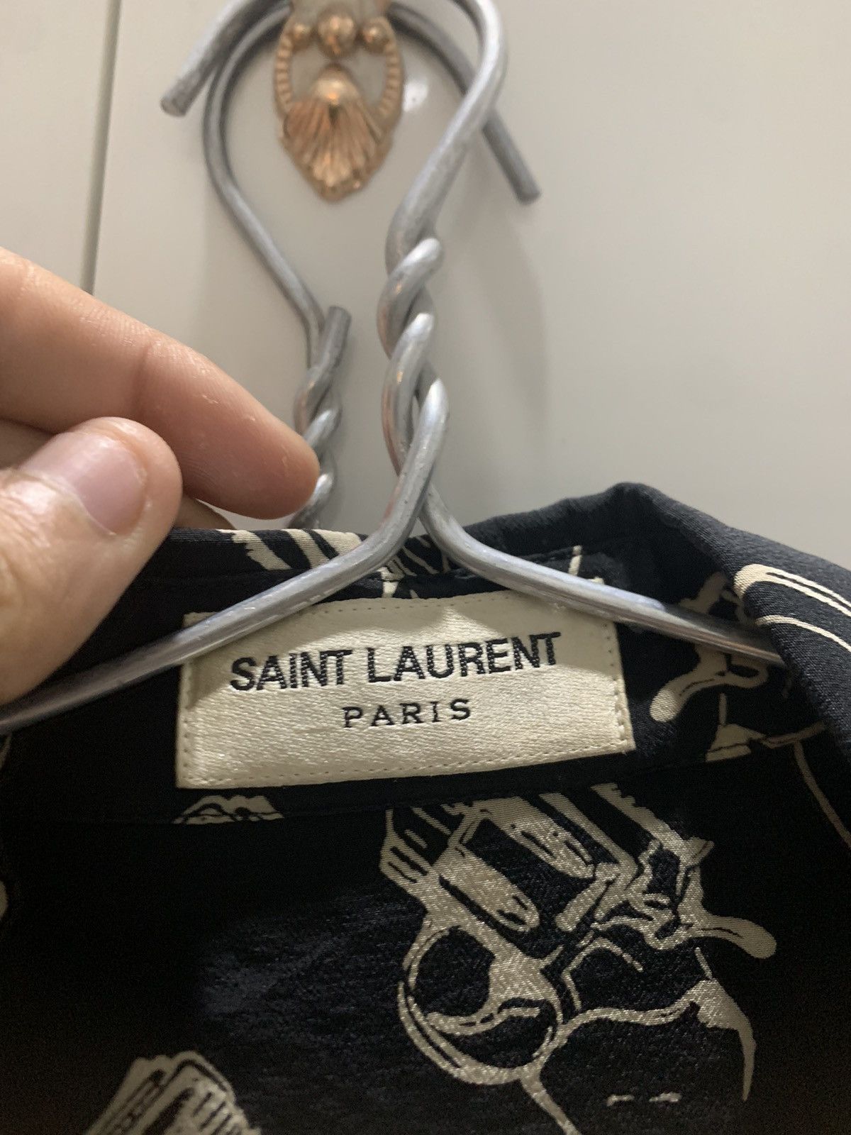 Saint Laurent Paris gun shirt Size US S / EU 44-46 / 1 - 3 Thumbnail