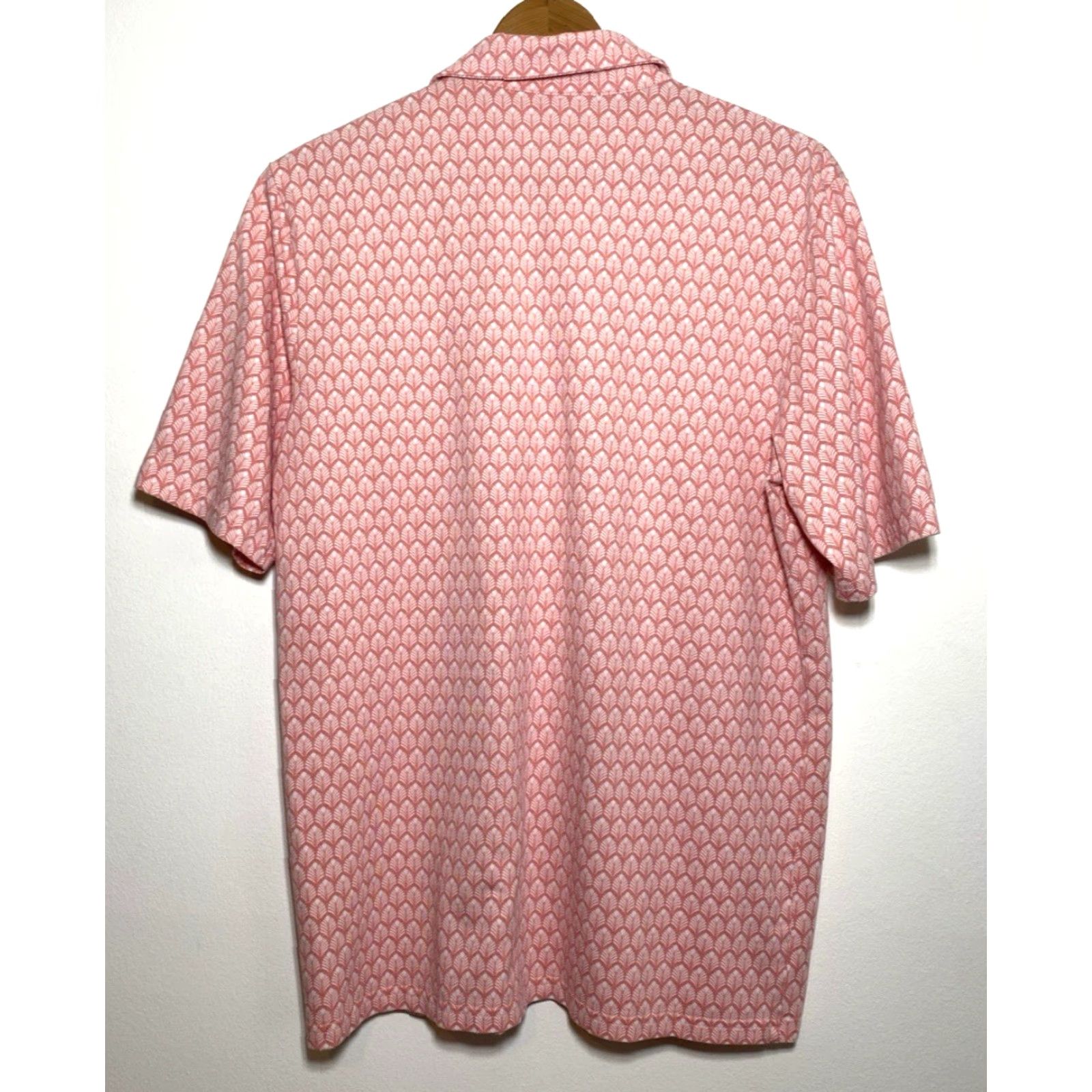 Vintage Criquet Polo Shirt Foulard Pattern Pink Sz M Men’s Polo Shirt Short Sleeve Button Closure Casual Cotton Blend Size US M / EU 48-50 / 2 - 2 Thumbnail
