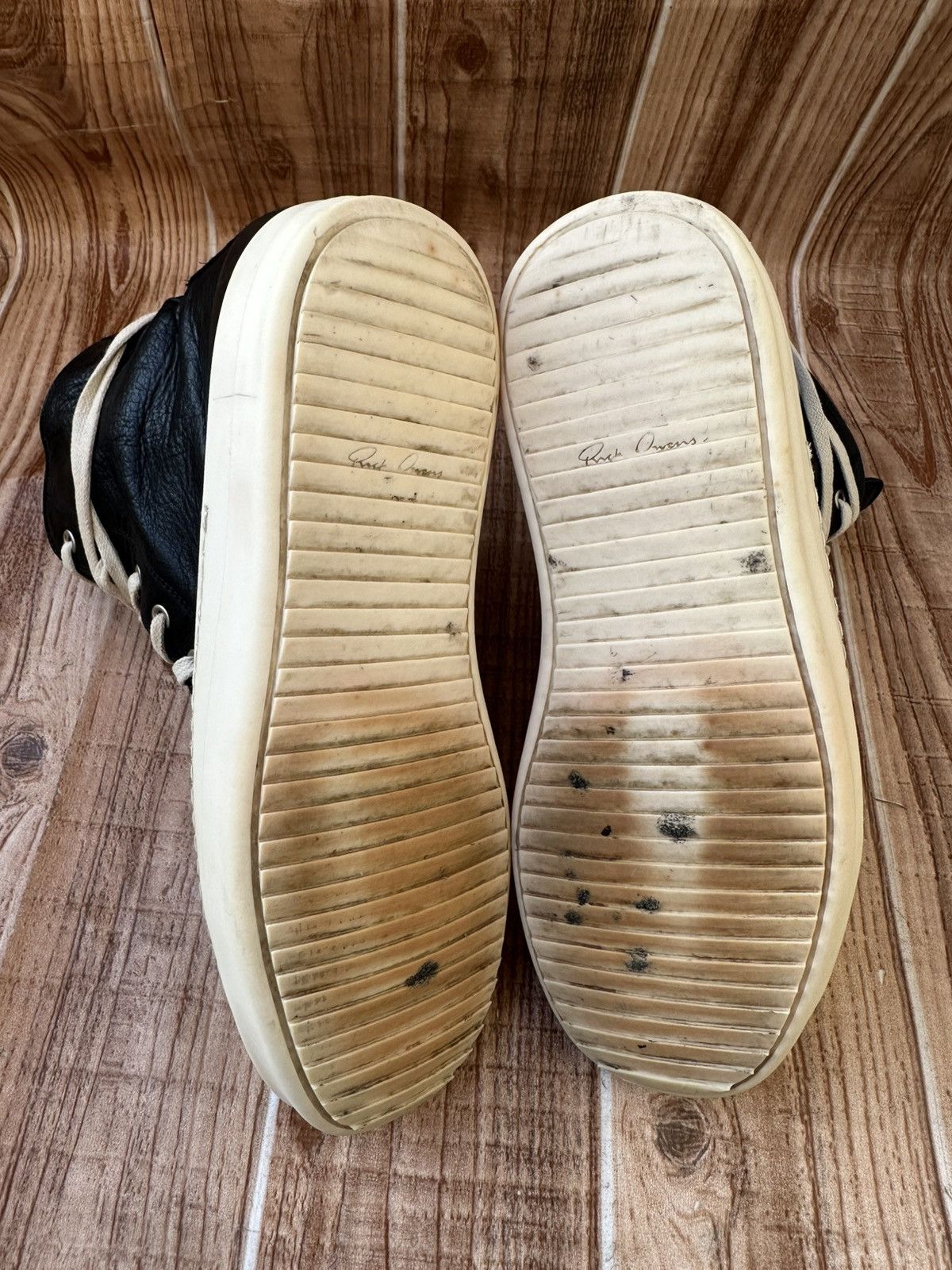 Rick Owens W18 Rick Owens Mainline Black Ramones Size US 8.5 / IT 38.5 - 24 Thumbnail