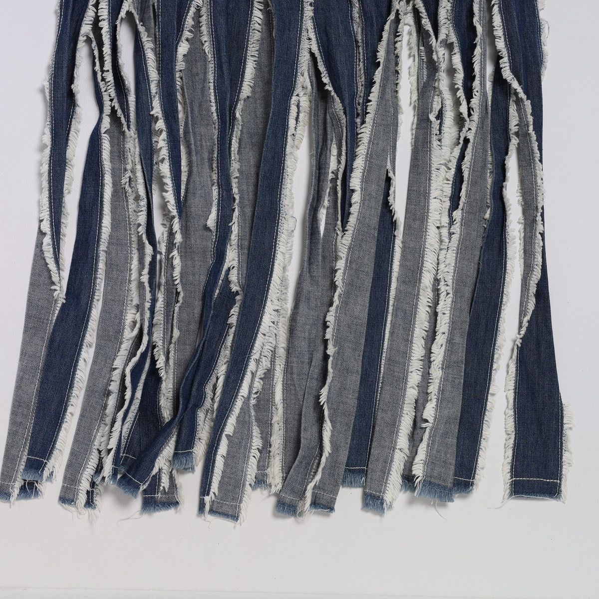 Jean Paul Gaultier Jean Paul Gaultier JPG Jeans Denim Raw Edge Fringe Dress Max Size M / US 6-8 / IT 42-44 - 5 Thumbnail