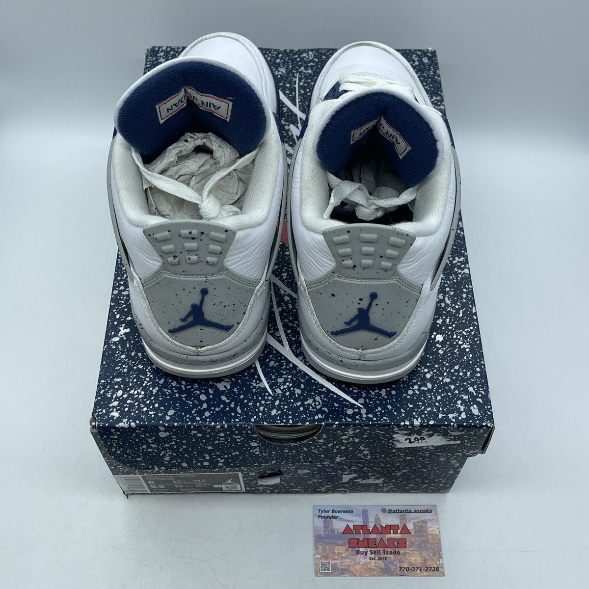 Jordan Brand Air Jordan 4 midnight navy Size US 8 / EU 41 - 6 Thumbnail