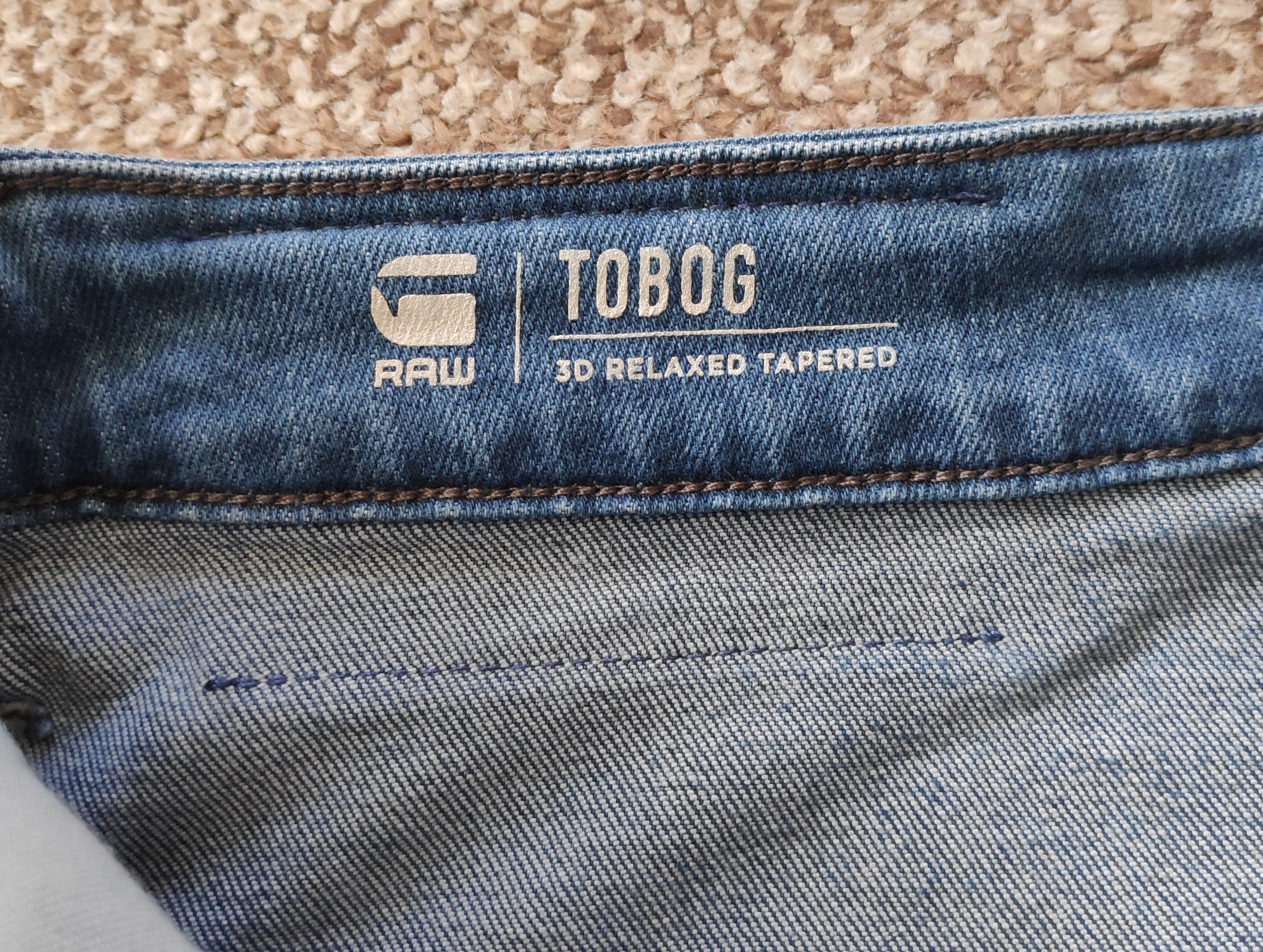 G-Star G-Star Raw Tobog 3D Relaxed Tapered Denim Jeans Size US 36 / EU 52 - 10 Thumbnail