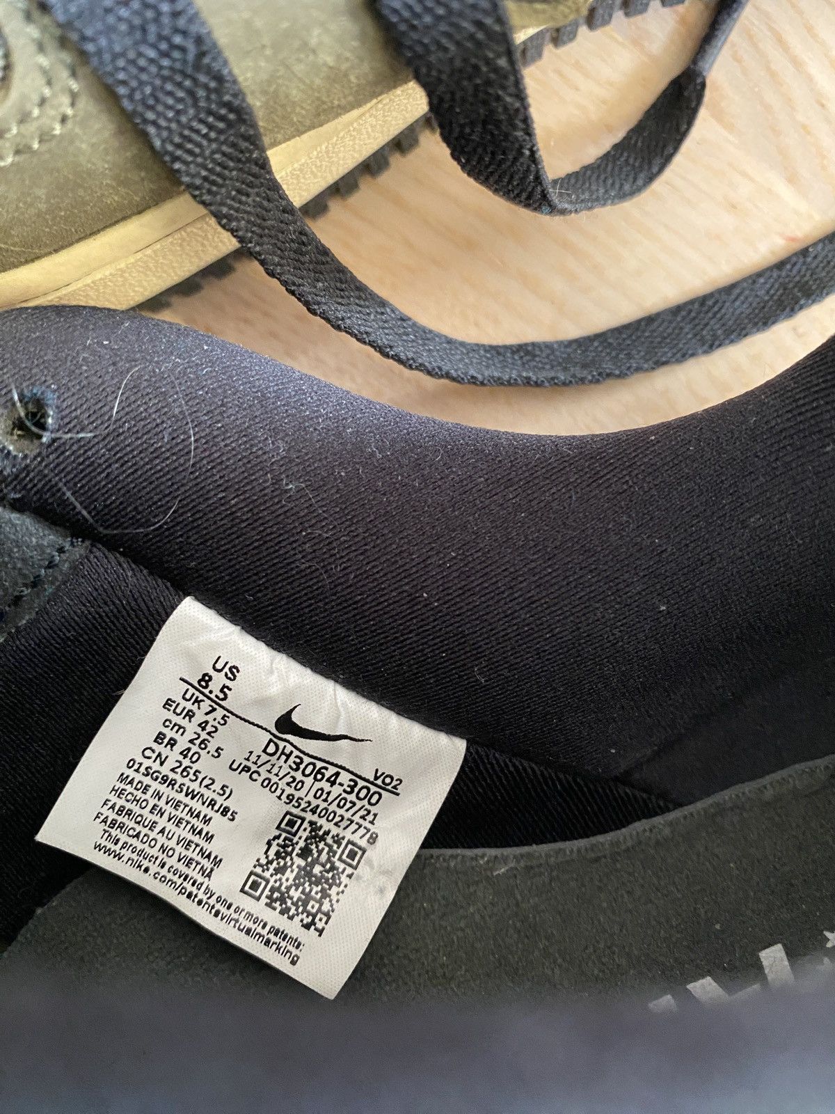 Nike × Undefeated Nike x Undefeated Air Force 1 Low SP “Ballistic” Size US 8.5 / EU 41-42 - 15 Thumbnail