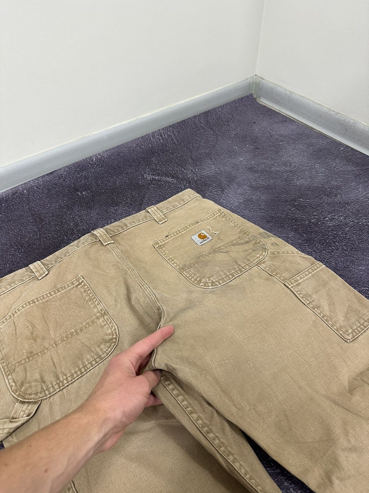 Carhartt Vintage Carhartt USA Cargo Carpenter Opium Baggy Work Pants Size US 38 / EU 54 - 6 Thumbnail