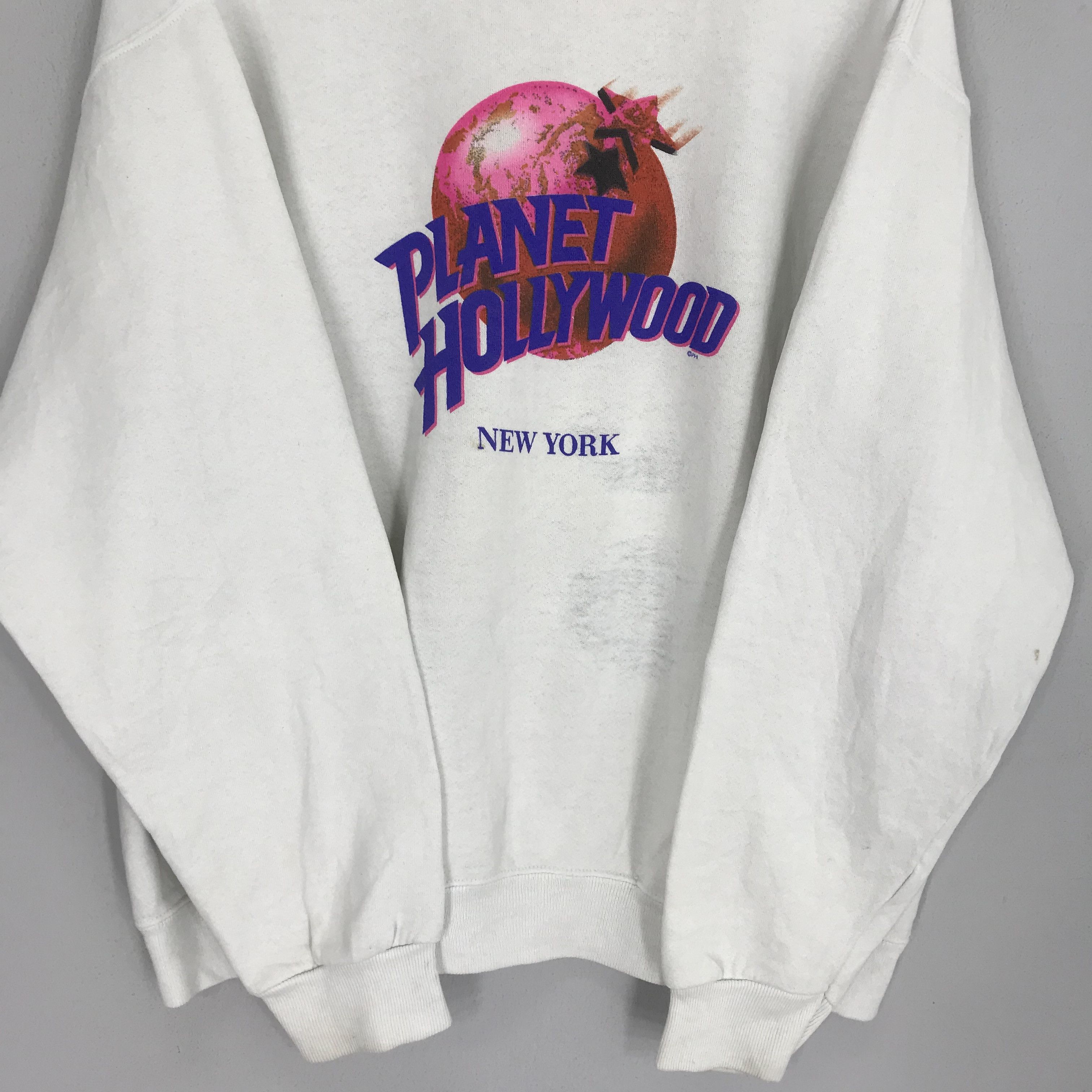 Planet Hollywood Vintage Planet Hollywood New York Big Logo Sweatshirts Size US XL / EU 56 / 4 - 4 Thumbnail