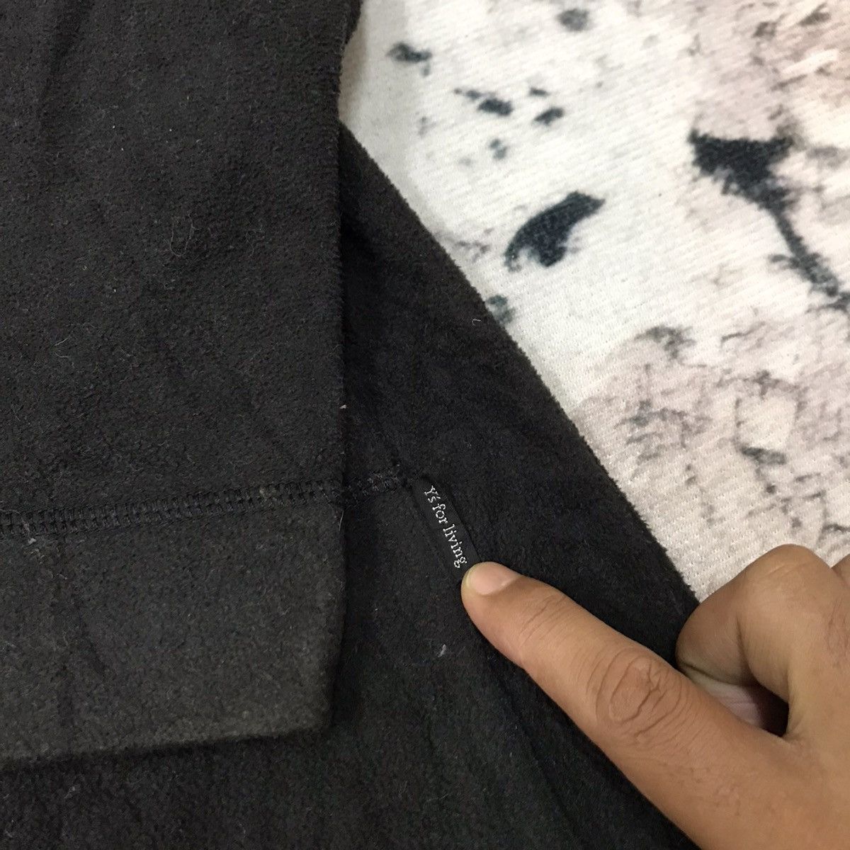 Vintage × Y's × Yohji Yamamoto Vintage Y’S For Living Yohji Yamamoto Long Bathrobe fleece Size US XL / EU 56 / 4 - 4 Thumbnail