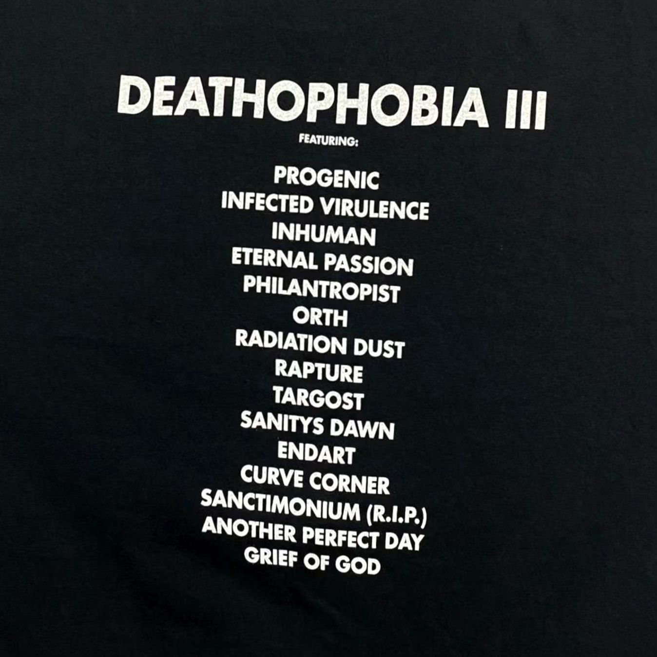 Vintage VINTAGE Screen Stars Shirt Mens XL Deathaphobia III Death Metal Band Single Stitch Size US XL / EU 56 / 4 - 3 Thumbnail
