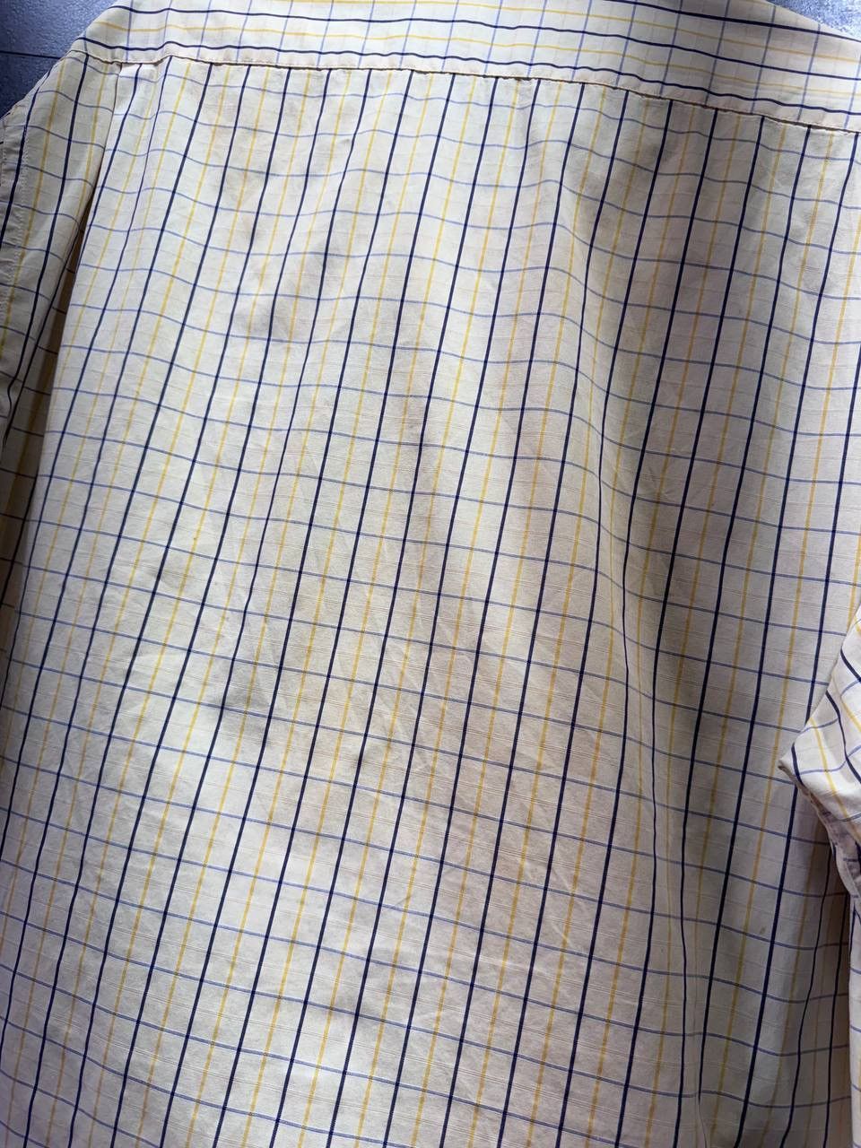 Yves Saint Laurent Vintage Yves Saint Laurent YSL Mens Short Sleeve Shirt Plaid Size US L / EU 52-54 / 3 - 14 Thumbnail