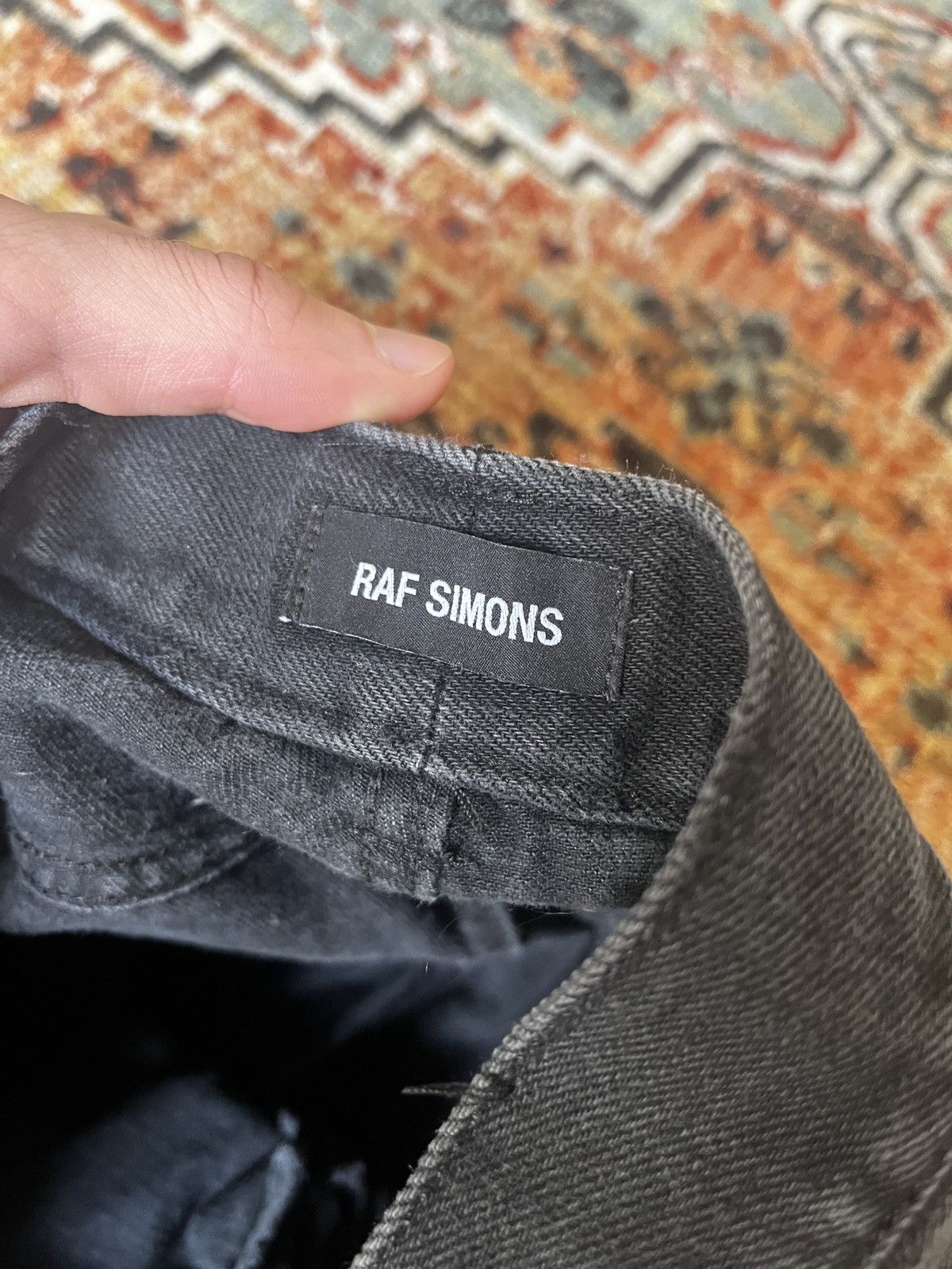 Raf Simons 👖Raf Simons “RS” Straight Denim Size US 31 - 5 Thumbnail