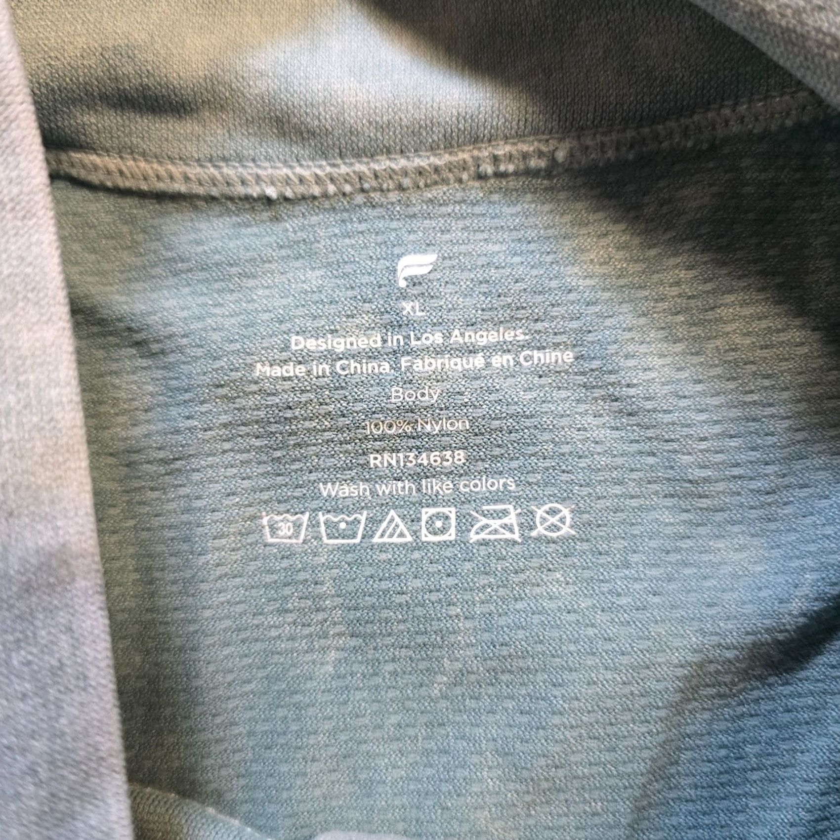 Fabletics Fabletics Shirt Mens XL Green Training Day 1/4 Zip Pullover Athletic Casual Shirt Size US XL / EU 56 / 4 - 4 Thumbnail