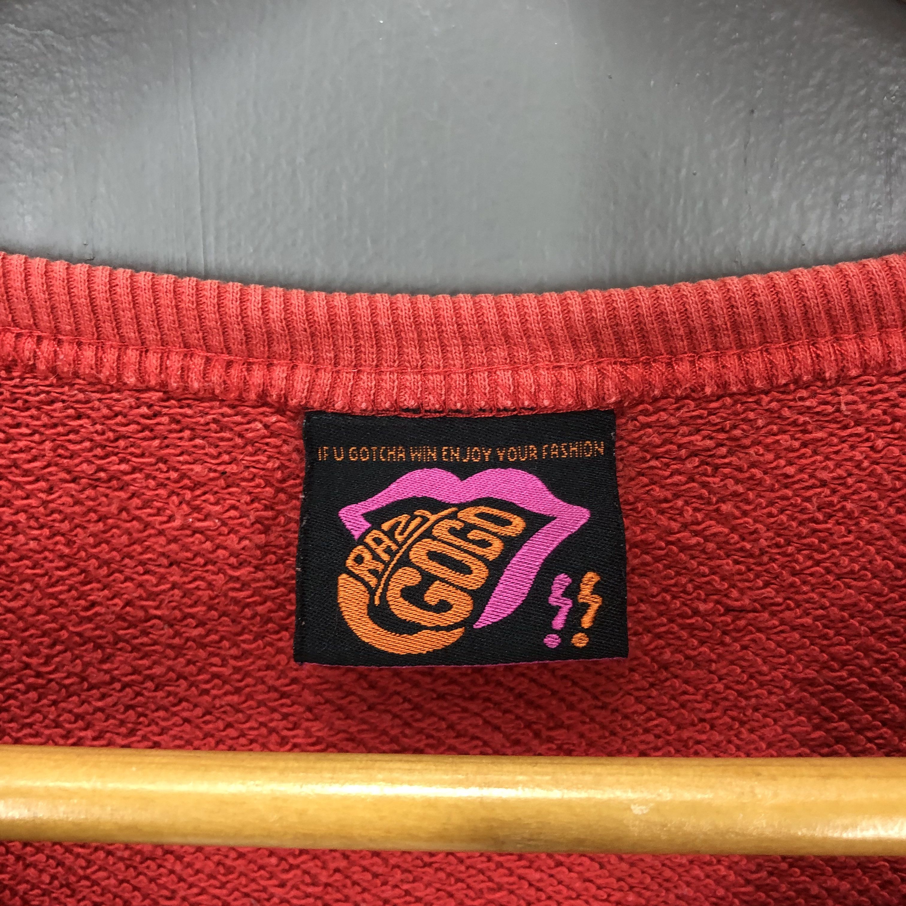 Japanese Brand THE YUONG by CRAZY GO GO Crew Neck Sweatshirt #1683/05 Size US M / EU 48-50 / 2 - 7 Thumbnail