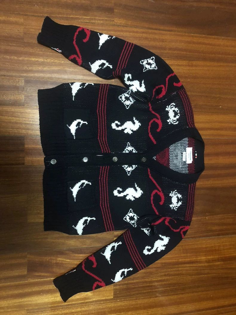Thom Browne Thom Browne Haima Knitted Open-Neck T-shirt Size US L / EU 52-54 / 3 - 1 Thumbnail
