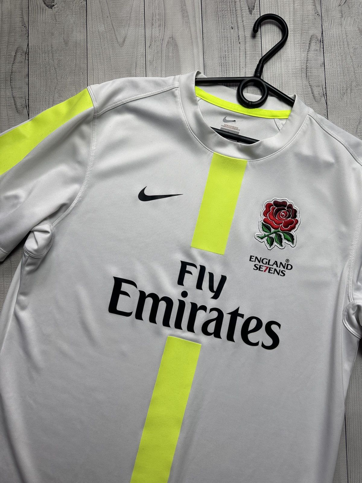 Nike × Vintage Vintage Nike Rugby England jersey white rare size M Size US M / EU 48-50 / 2 - 2 Thumbnail