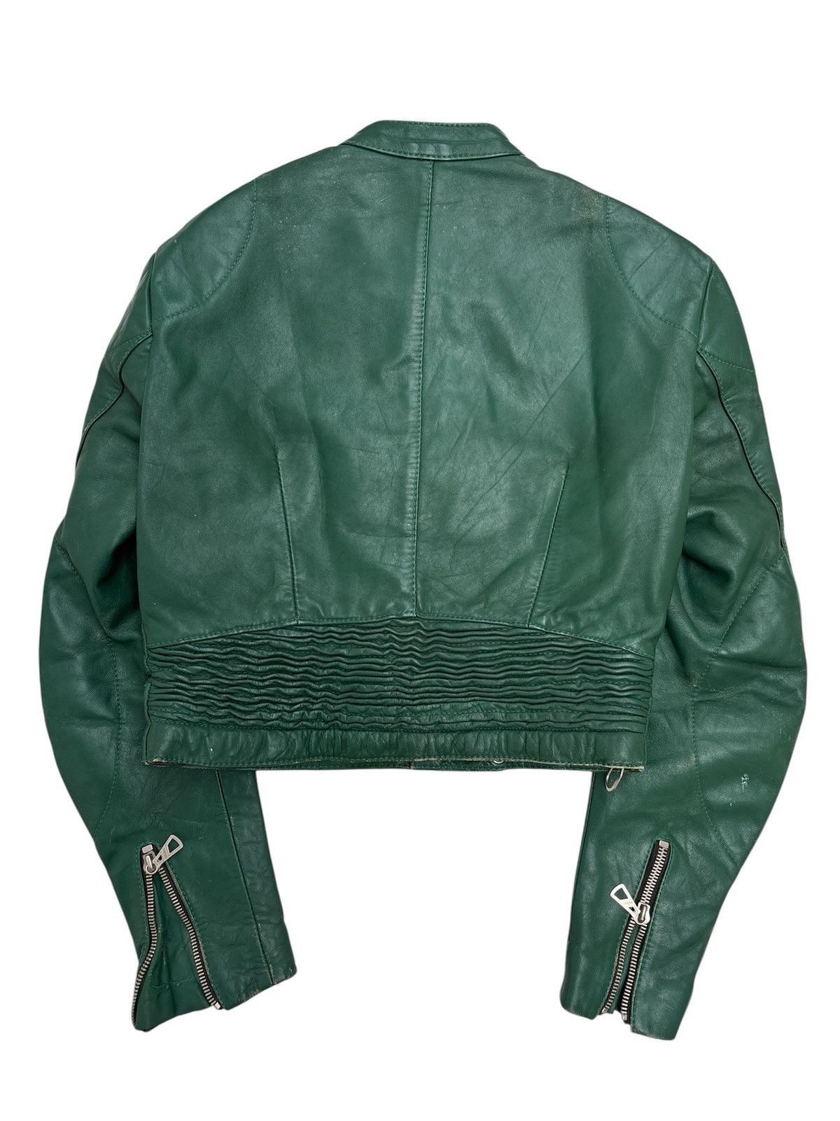 Hedi Slimane 1980s HARRO Crop Biker Jacket Size US S / EU 44-46 / 1 - 2 Thumbnail