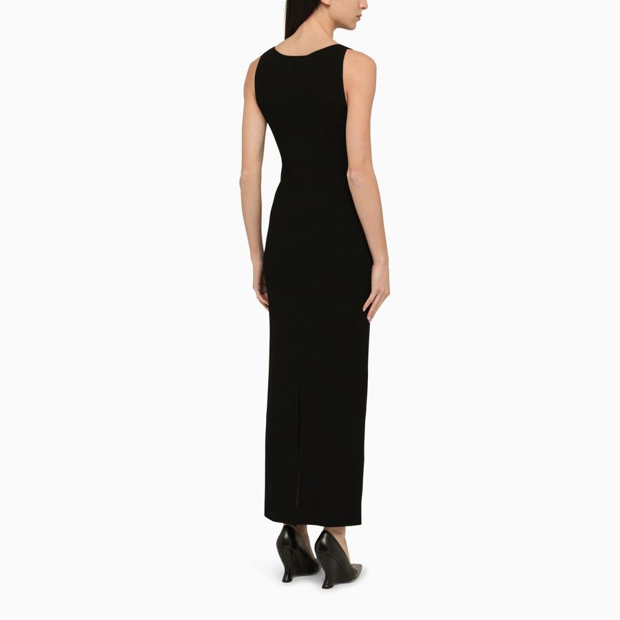 KHAITE o1d2blof0824 Evelyn Long Dress in Black Size M / US 6-8 / IT 42-44 - 3 Thumbnail