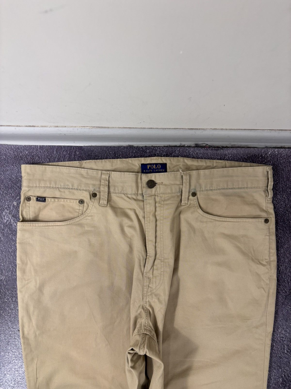 Polo Ralph Lauren Polo Ralph Lauren Men’s Beige Stretch Chino Pants Trousers Size US 36 / EU 52 - 6 Thumbnail