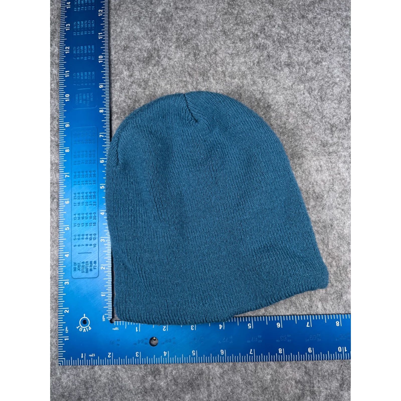 Vintage Family Dollar Beanie Adult One Size Blue Knit Lined Acrylic Polyester Outdoors Size ONE SIZE - 3 Thumbnail