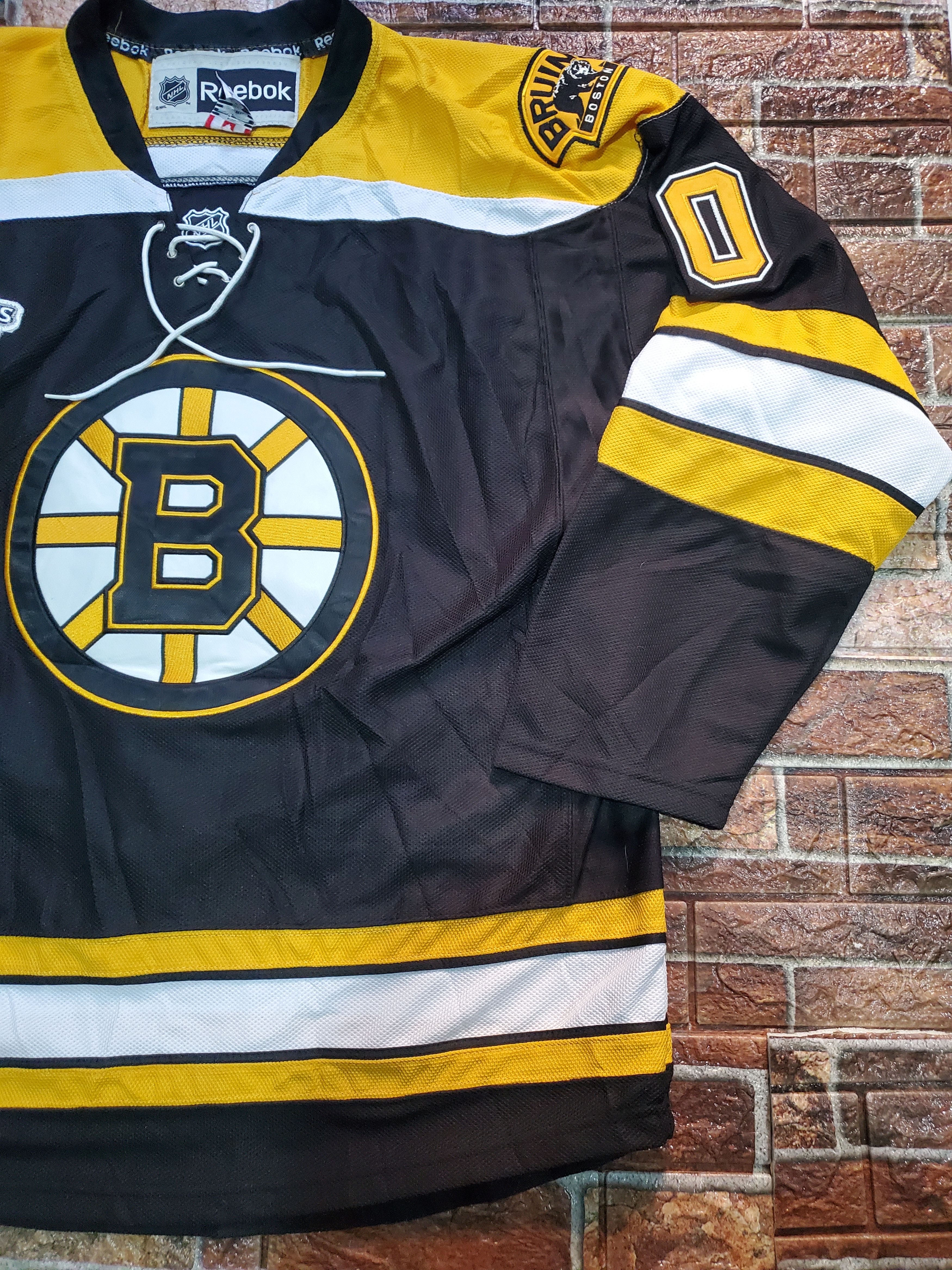 NHL Vintage Boston Bruins THOMAS #30 Jersey Reebok Shirt Size US XL / EU 56 / 4 - 4 Thumbnail