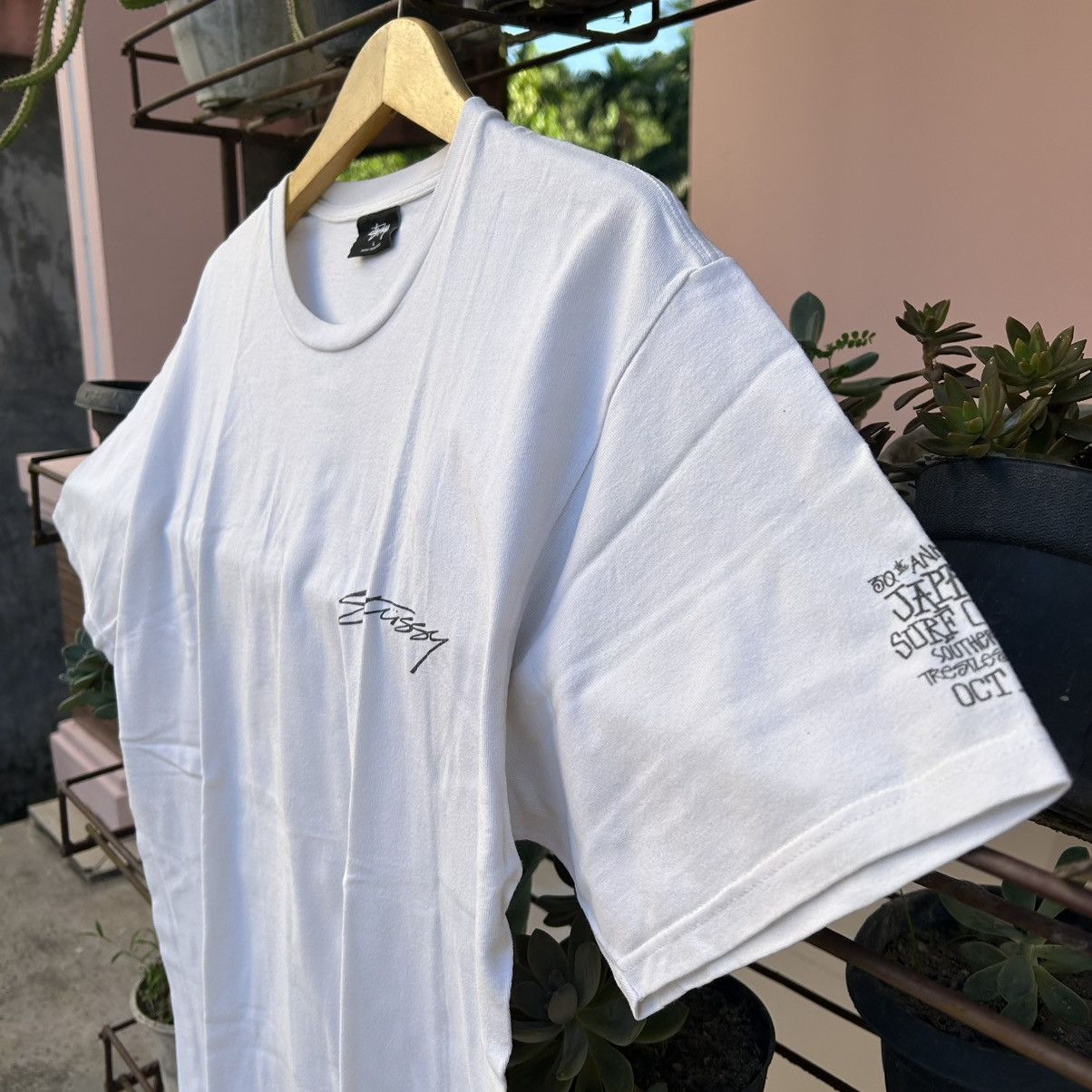 Stussy RARE Tshirt STUSSY 30th Anniversary JAPANESE SURF CONTEST Size US L / EU 52-54 / 3 - 6 Thumbnail