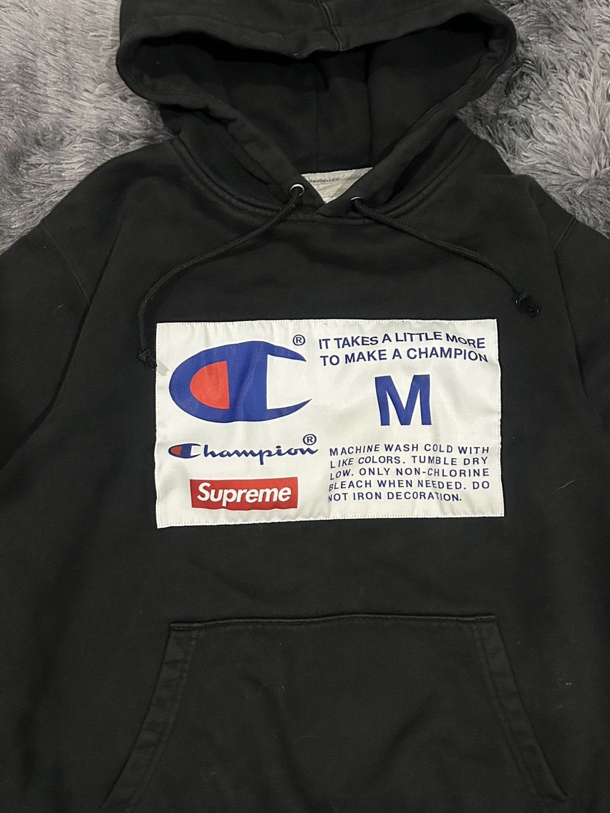 Champion × Supreme Hoodie supreme x champion Size US M / EU 48-50 / 2 - 2 Thumbnail