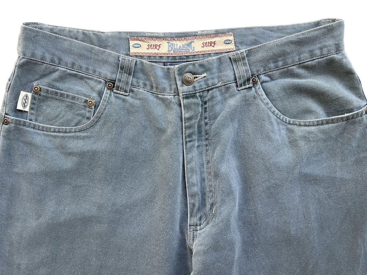 Billabong Rare🔥 Vintage 90s Billabong Australia Denim Jeans 35x33 .5 Size US 35 - 3 Thumbnail