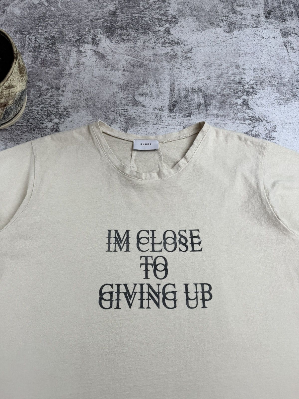 Rhude RHUDE I am Close to Giving Up Rap Hip Hop Jersey T Shirt Tee Size US M / EU 48-50 / 2 - 9 Thumbnail