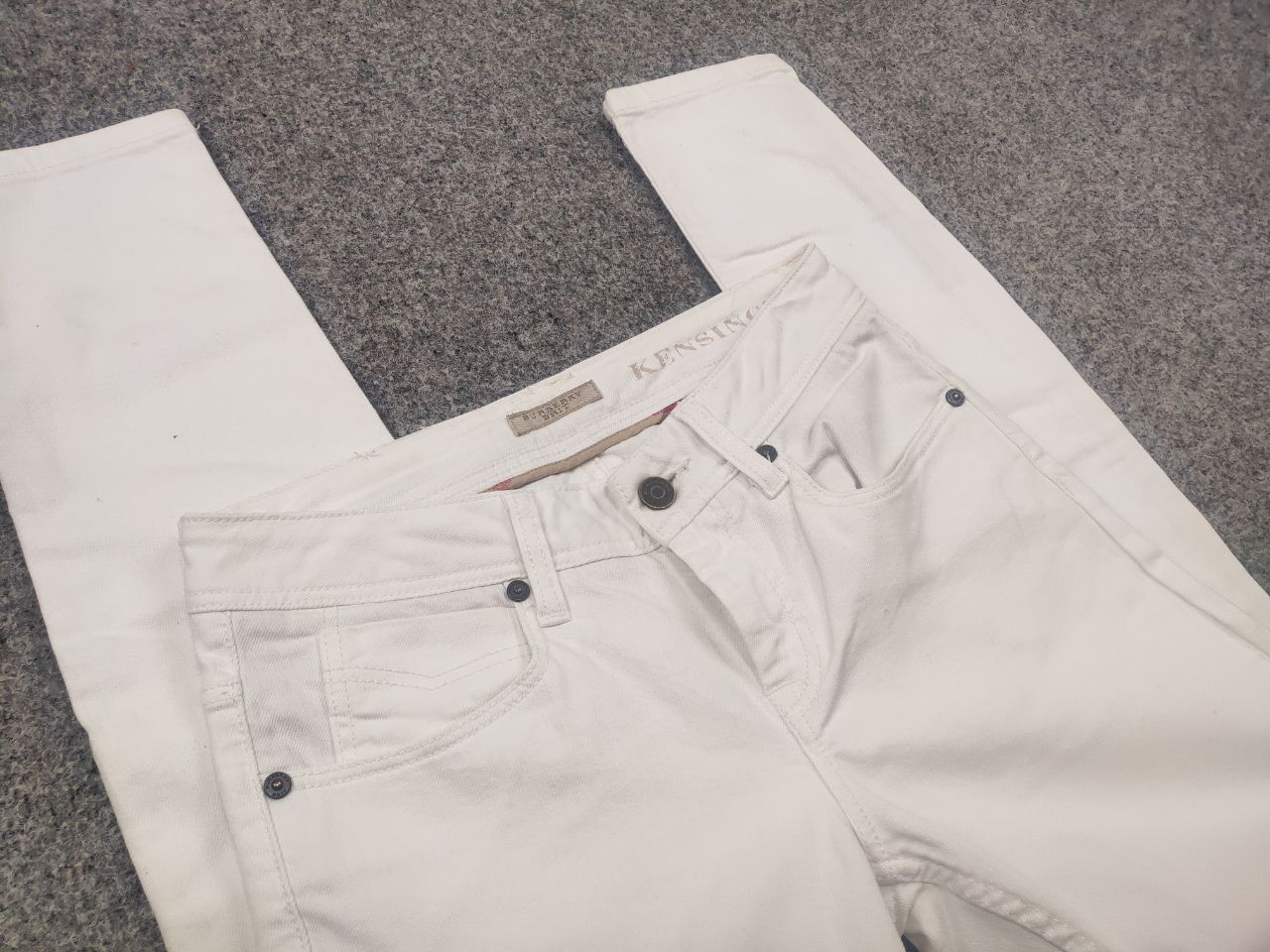 Burberry Burberry Brit nova check kensington Skinny Fit Denim Jeans Size 26" / US 2 / IT 38 - 7 Thumbnail