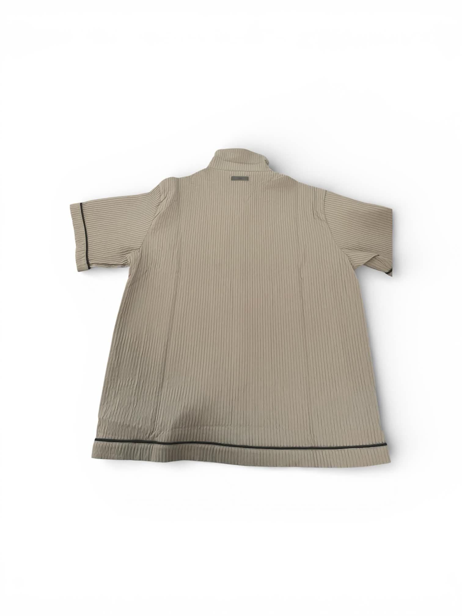 Richie Le Collection Richie Le Plisse Button Up Olive Size US L / EU 52-54 / 3 - 2 Thumbnail