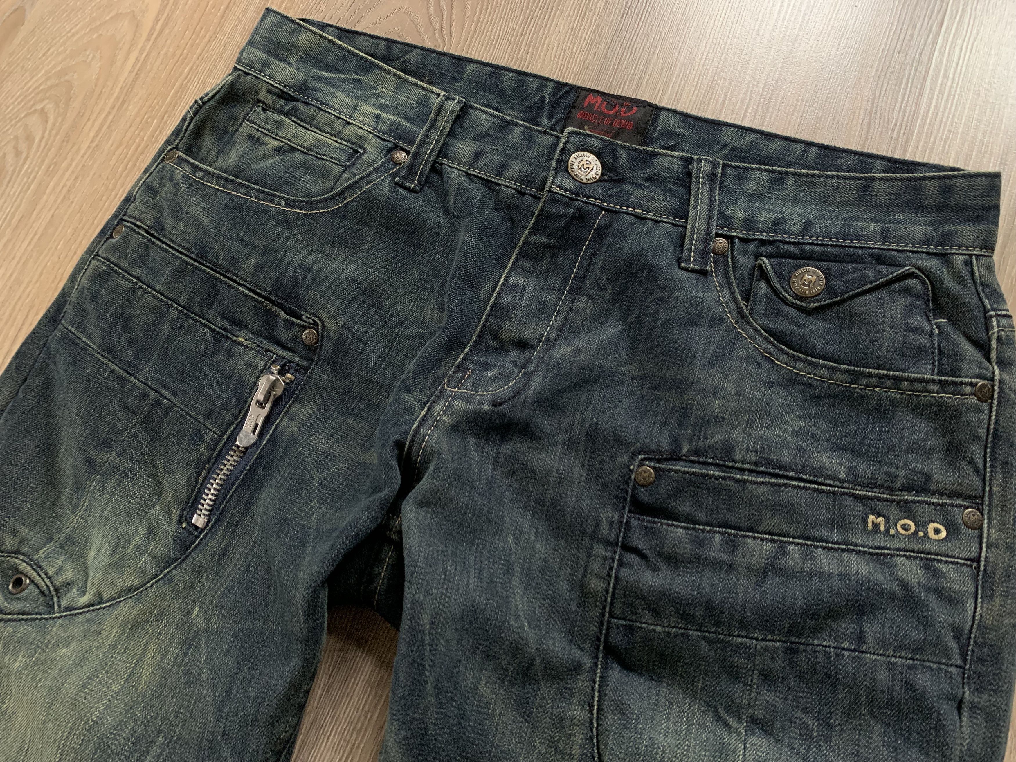 Other Mod Cotton Multi Pocket Miracle Jeans Size US 34 / EU 50 - 4 Thumbnail