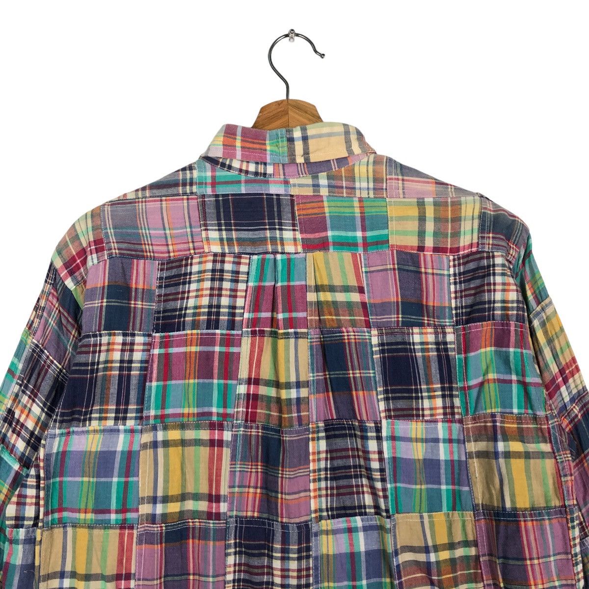 Japanese Brand 🔥Patch Work Tartan Design LRB Japan Issey Miyake Size US L / EU 52-54 / 3 - 8 Thumbnail