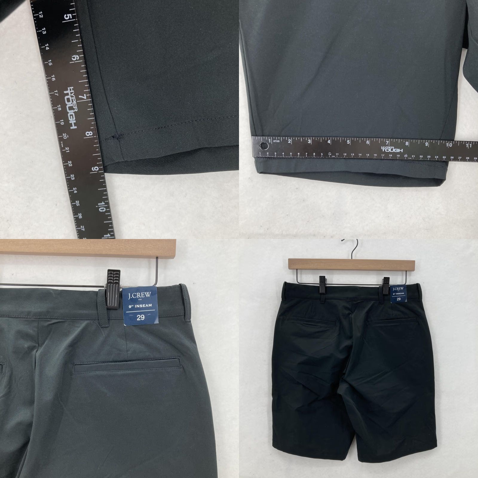 J.Crew J.Crew Shorts Mens 29 Black Tech Performance Stretch Golf UPF Preppy Lightweight Athletic Size US 29 - 9 Thumbnail