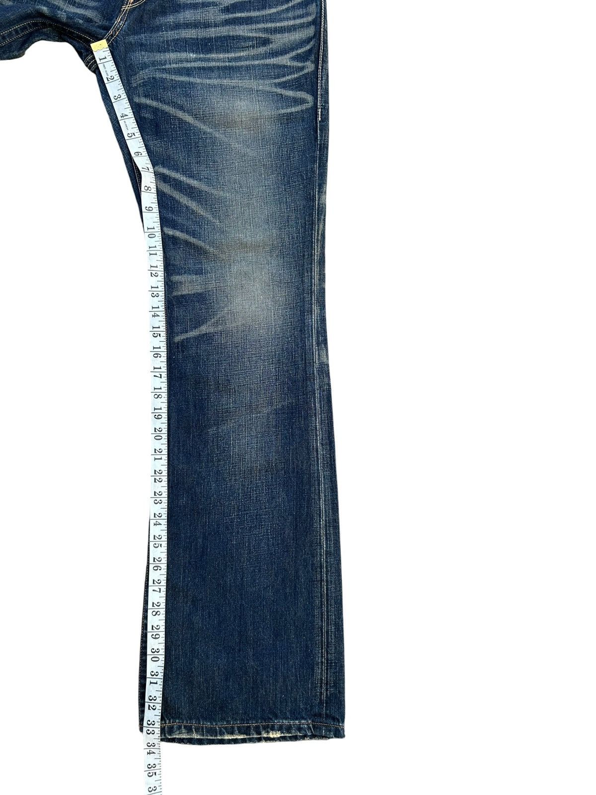 Kapital Flare Vintage Levis Hippies Style Distressed Denim Jeans Size US 34 / EU 50 - 23 Thumbnail
