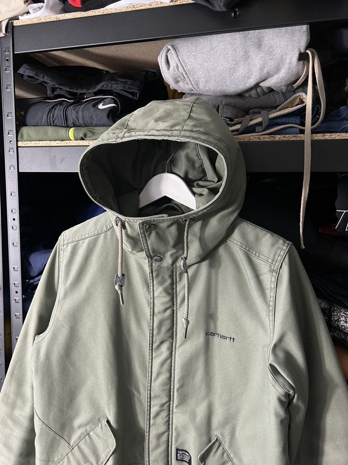 Carhartt Carhartt Parka Hooded Jacket Retro Utility Workwear Coat M Size US M / EU 48-50 / 2 - 2 Thumbnail