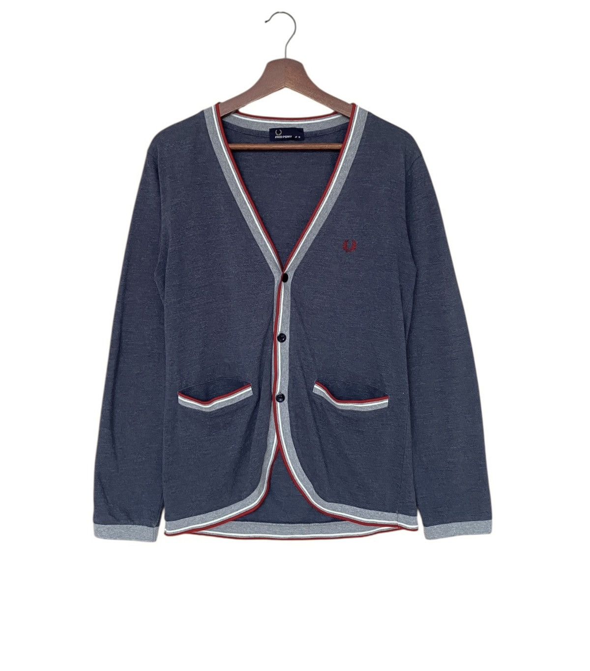Fred Perry Vintage Brand Fred Perry Cardigan 2000s Size US M / EU 48-50 / 2 - 1 Thumbnail