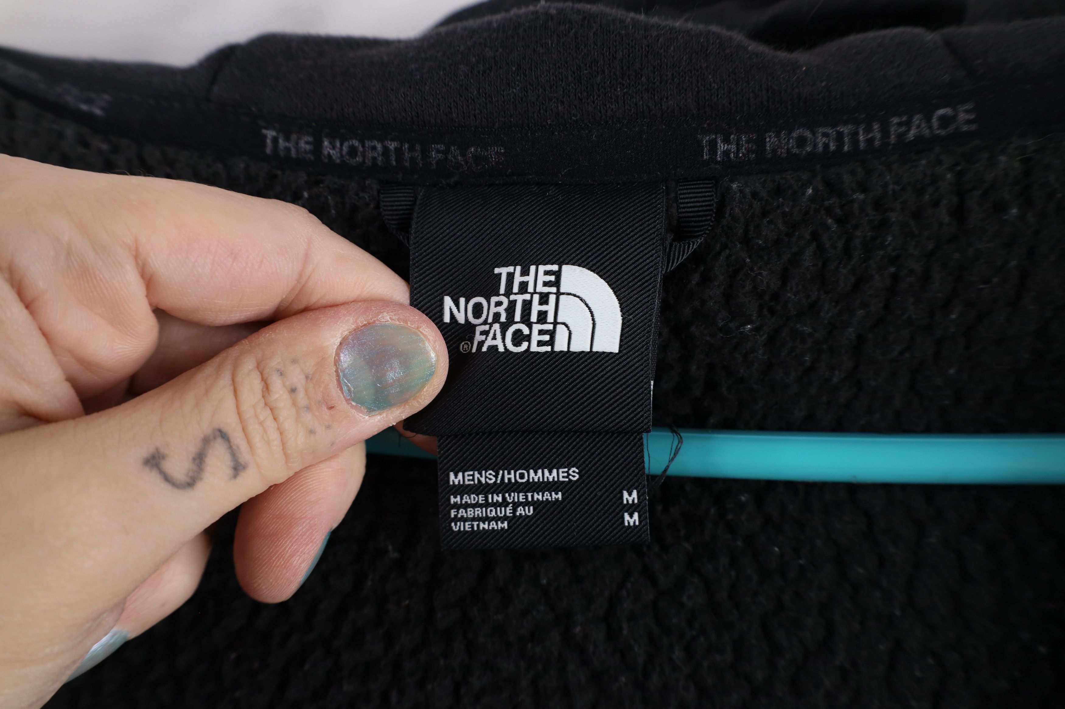 The North Face × Vintage The North Face Faded Highrail Fleece Hooded Jacket Black Size US M / EU 48-50 / 2 - 11 Thumbnail